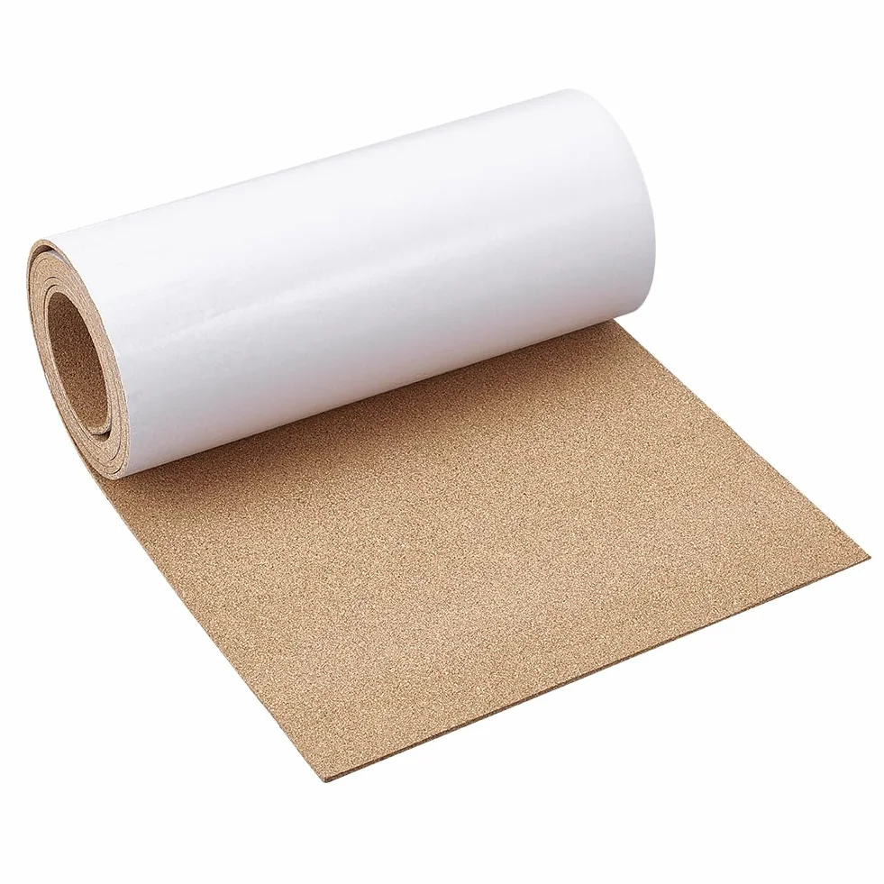 PH PandaHall Rotolo di Sughero Adesivo 3mm 240x30cm Piastrelle Bacheca per Casa Ufficio