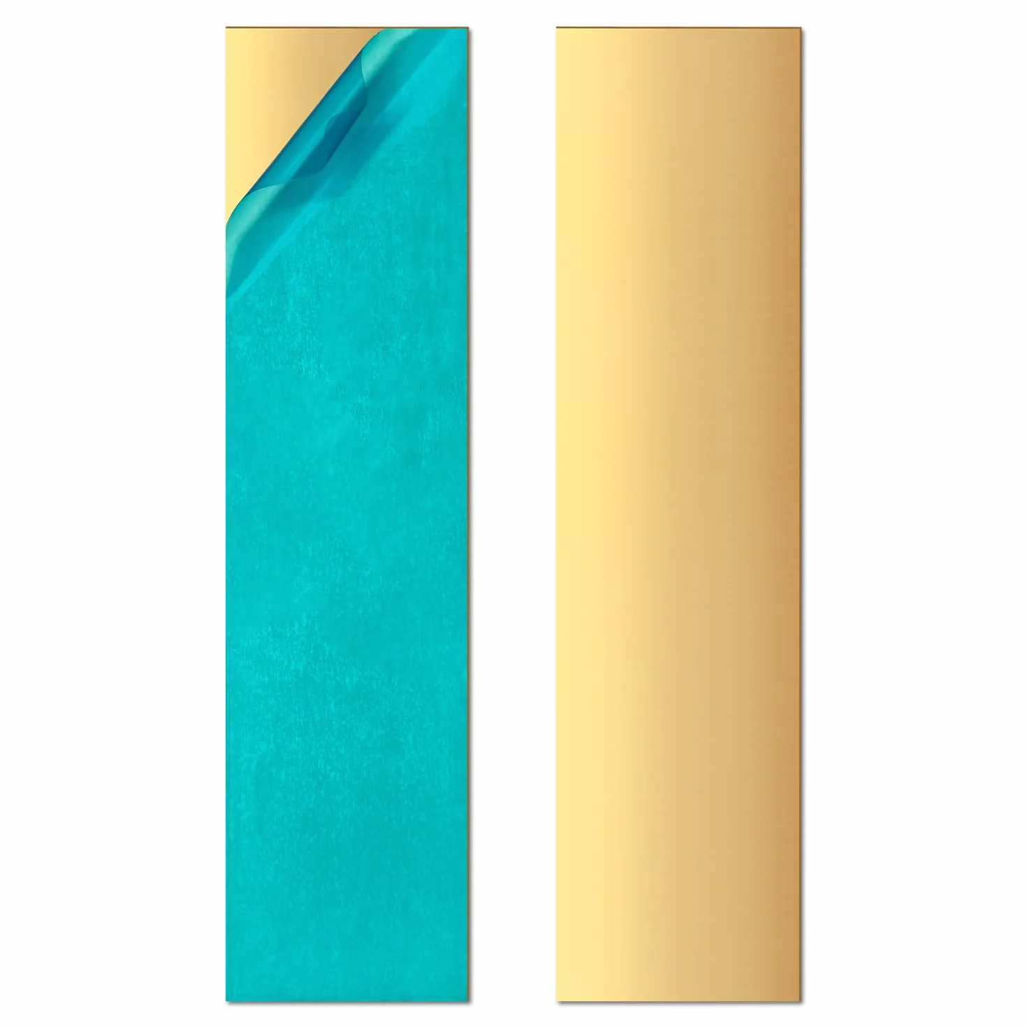 2 lastre in ottone, 5,1 x 20,3 cm, spessore 1 mm, piastra in ottone puro al 99,9%, per incisione, artigianato, gioielli