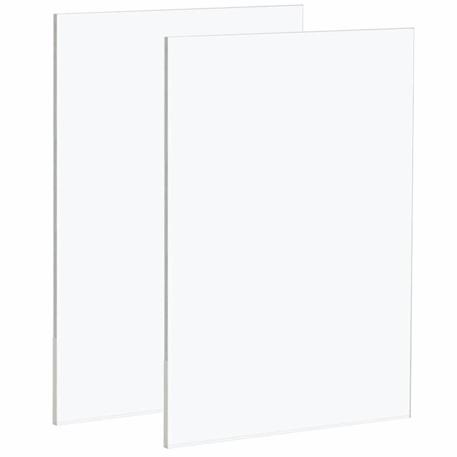 2 lastre acriliche trasparenti A3(420mm x 297mm x 3mm), in plastica trasparente, spessore 3mm, piastra in plastica trasparente per decorazione, display, cornici, pittura