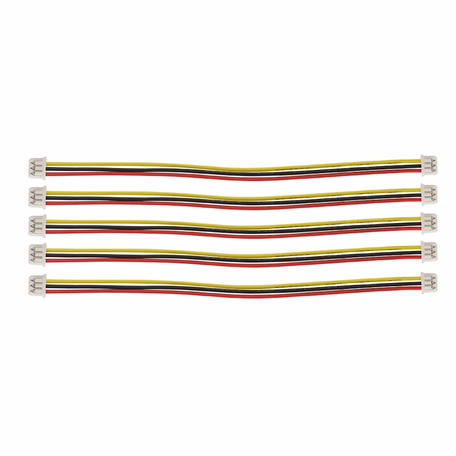 Connettore Filo Connettore Cavo 3P JST Micro JST 1.25mm 3 Pin Doppi connettori a Spina Femmina con Cavi Filo 10cm 15 cm 20 cm 30 cm (Color : 10 CM, Package : 20 PCS)