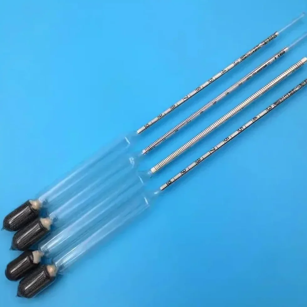 Densitometri in vetro da laboratorio idrometro liquido densimetro 1,0-1,2 kg/m3 2 pezzi