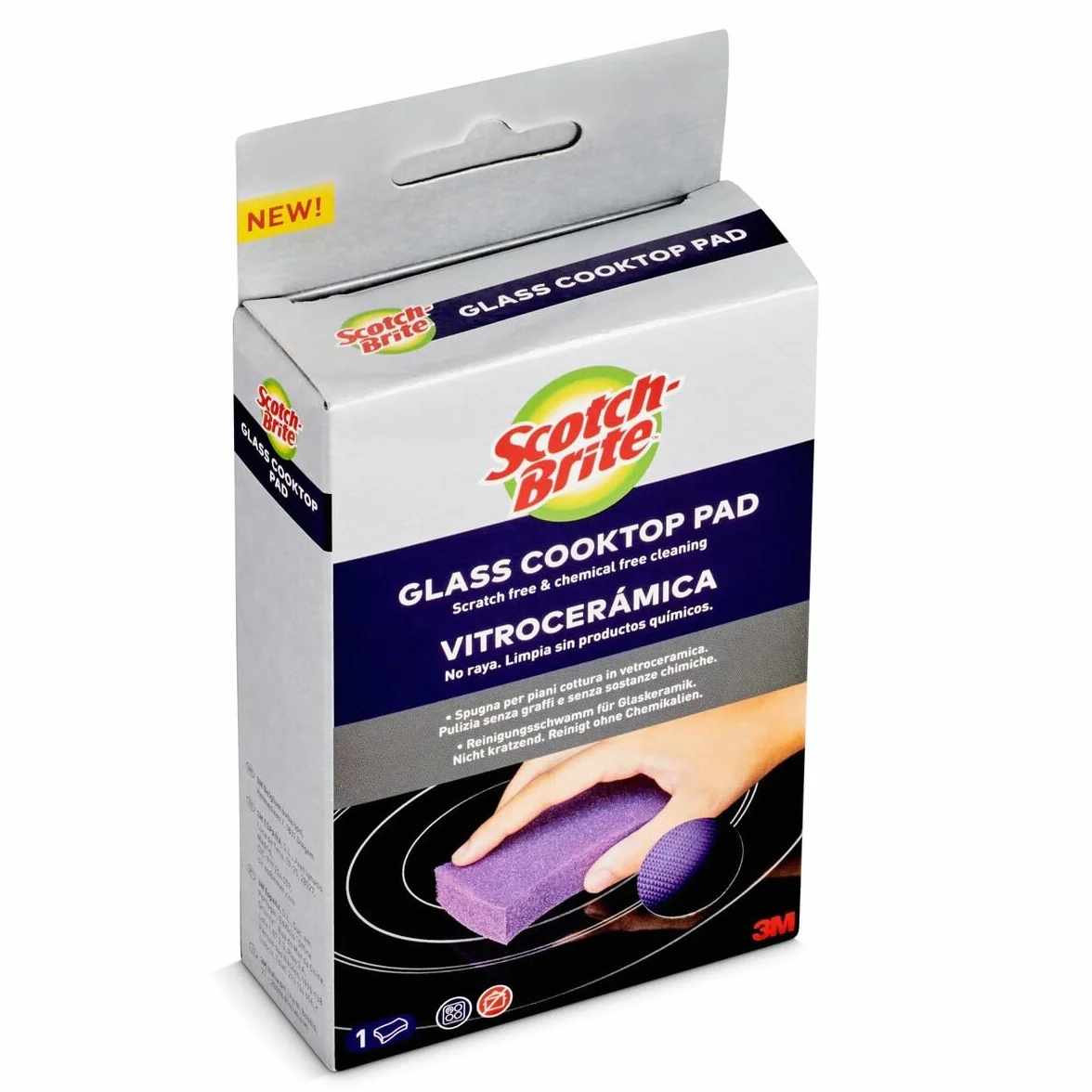 Scotch Brite Est Vitroceram 1U Cura della persona e salute