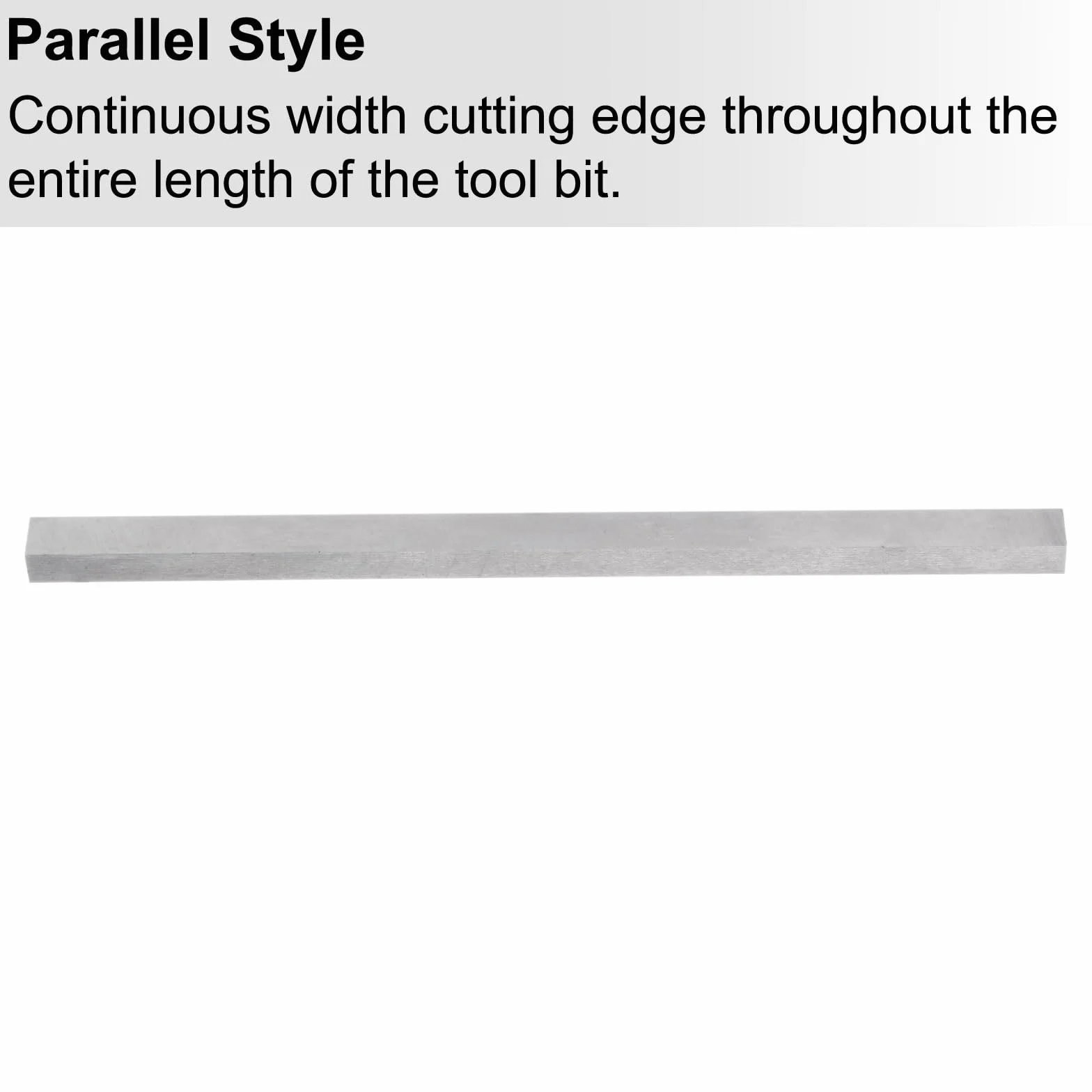 sourcing map Punta per tornio 8 mm x 10 mm x 200 mm, acciaio HSS, rettangolare, 5 pezzi