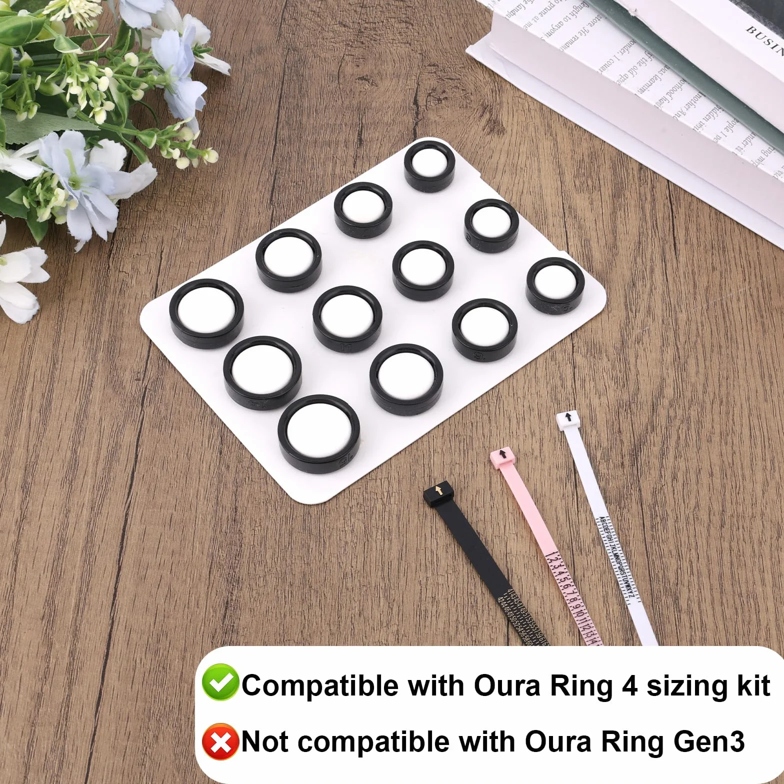 Oura Ring 4 Kit Misura, Silicone Set Dimensioni Dito US EU UK Misura Anelli