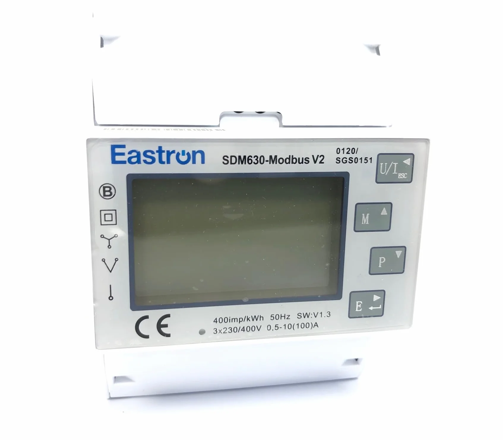 Eastron SDM630 Modbus V2 MID Misuratore di Energia Monofase/Trifase AC 400V Digitale 100A certificato MID