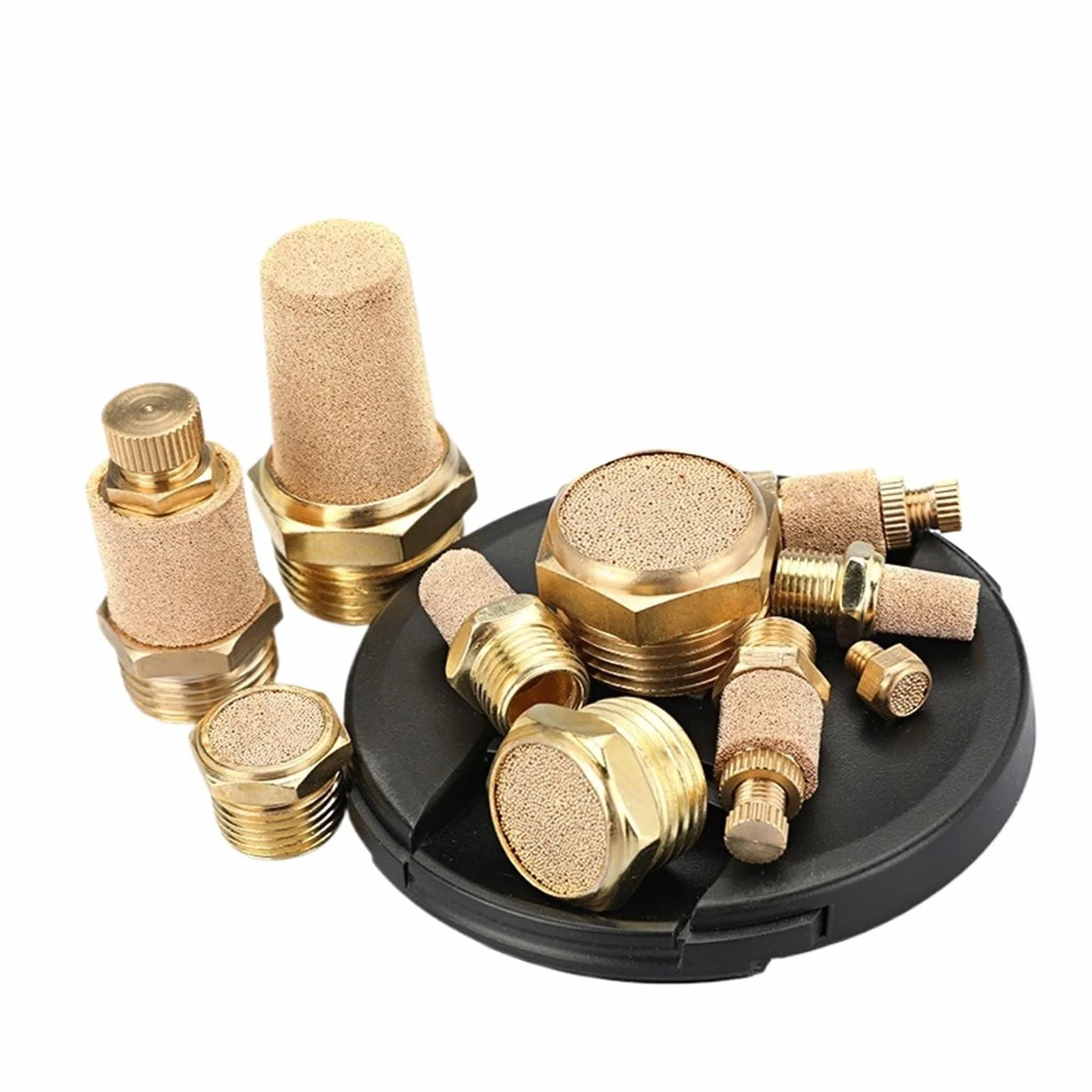 Silenziatore di scarico pneumatico Ottone BSP 1"