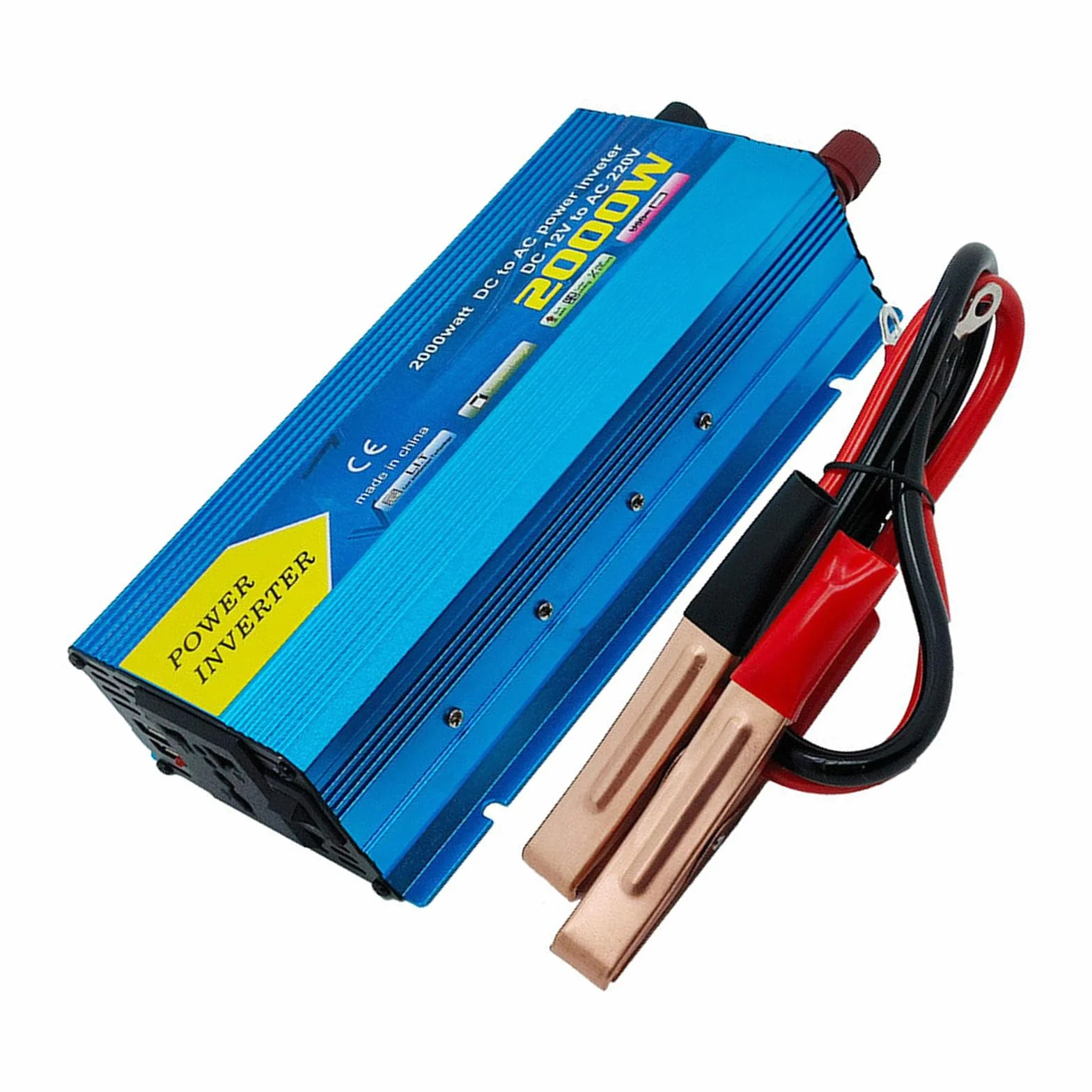 Invertitori di potenza ad onde sinusoidali modificati efficienti da 12 V CC a 110 V 220 V, conversione ad alta energia per un'uscita stabile in campeggio, viaggi e inverter di potenza