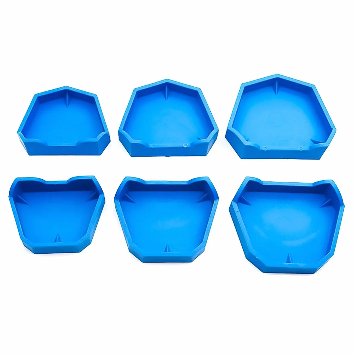 Base de yeso para modelo dental 6 piezas bandeja de moldes impresión dental