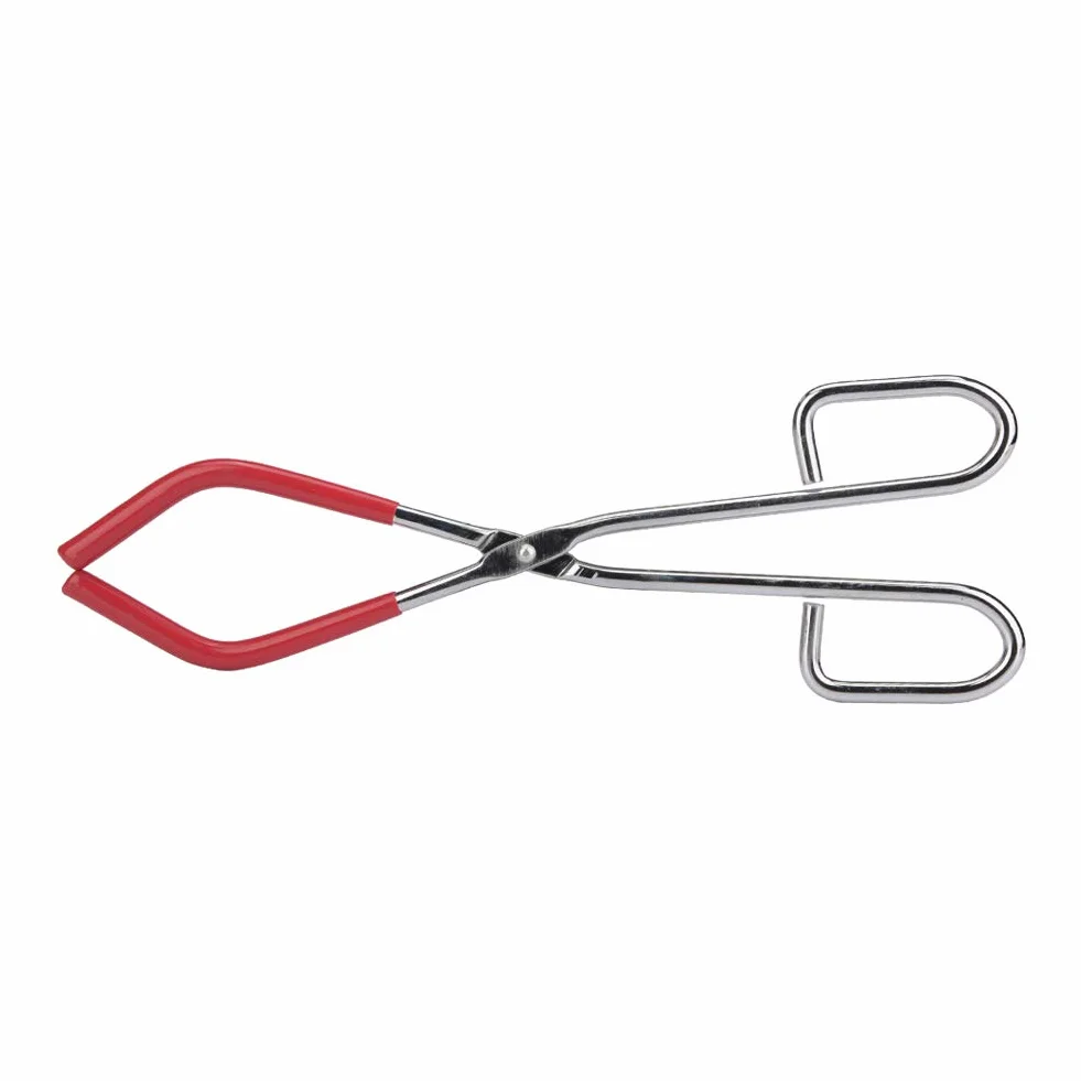 Cocoarm Beaker, Lab Beaker Tongs 26cm Acciaio Inossidabile con Impugnatura in Plastica per Beaker 1000ml Leggero Facile Usare Superficie Elettroplaccata