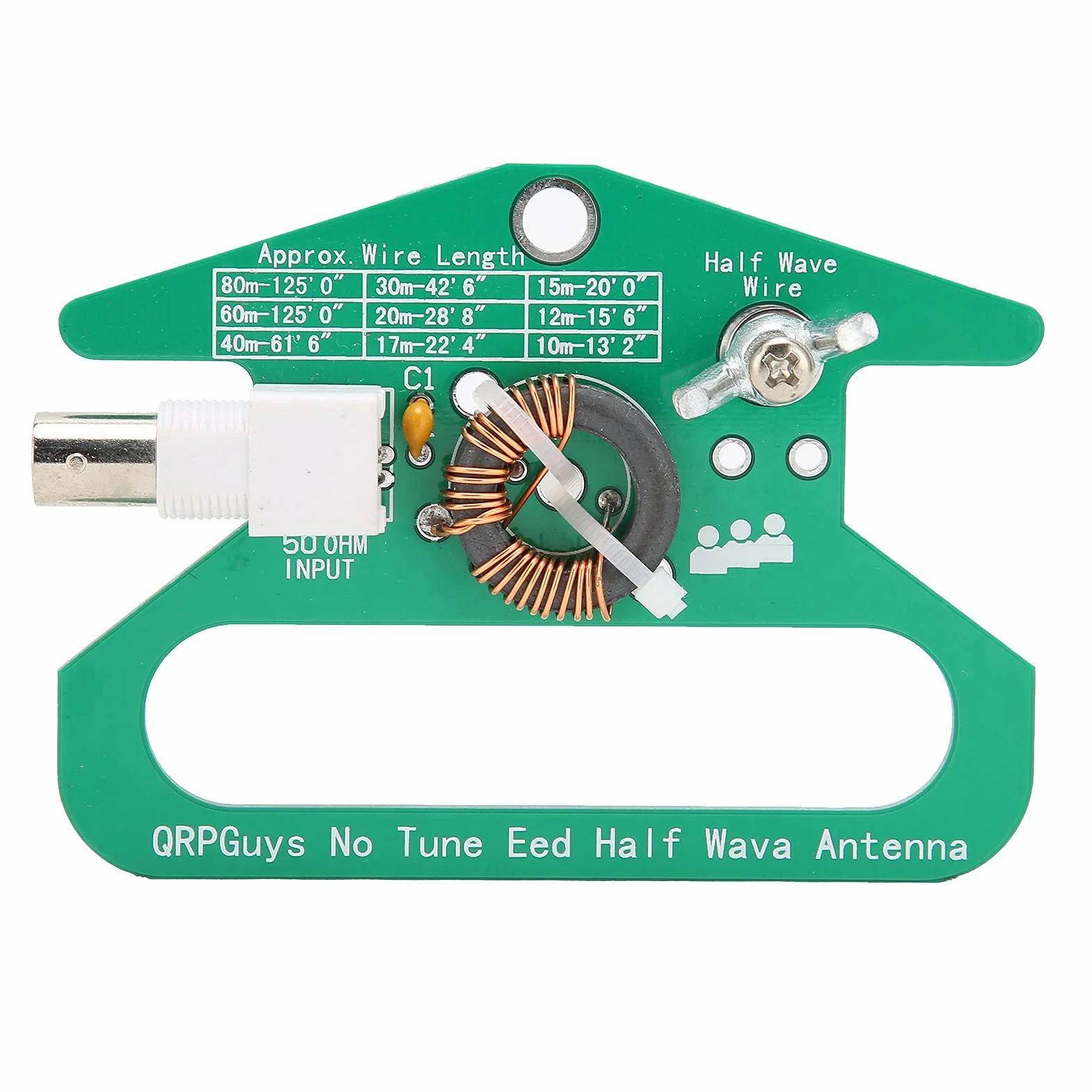 No Tune End Fed Half Antenna 50ohms Impedenza Componente Modulo Antenna Portatile Montaggio Facile Portable