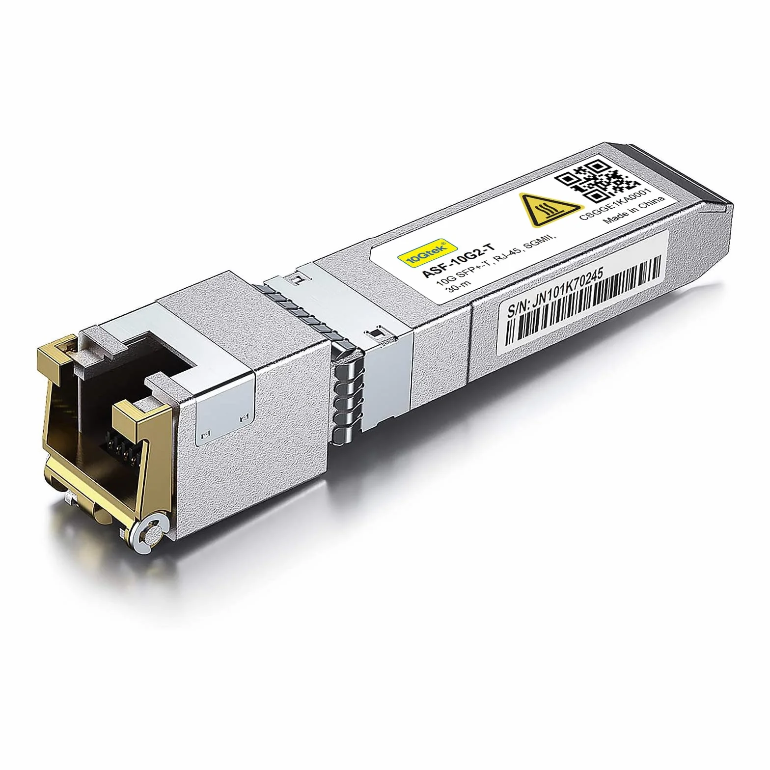 10Gtek SFP+ RJ-45 10GBase-T Copper Transceiver 30m Compatible Cisco SFP-10G-T-S Ubiquiti UF-RJ45-10G