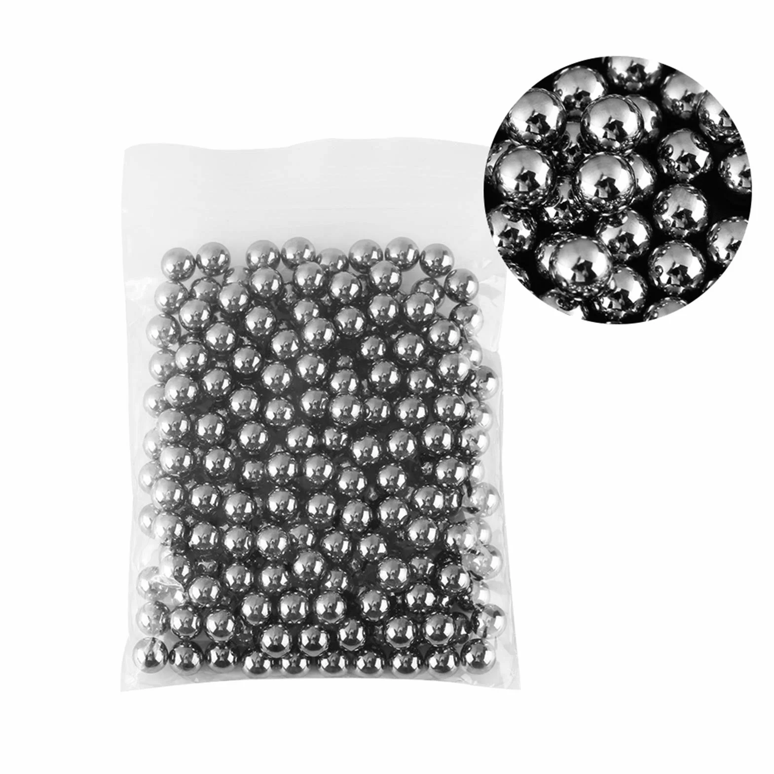 Sfere per cuscinetti, 200Pcs 6.35mm Sfere per cuscinetti industriali di precisione con diametro di 1/4 di pollice G10, acciaio