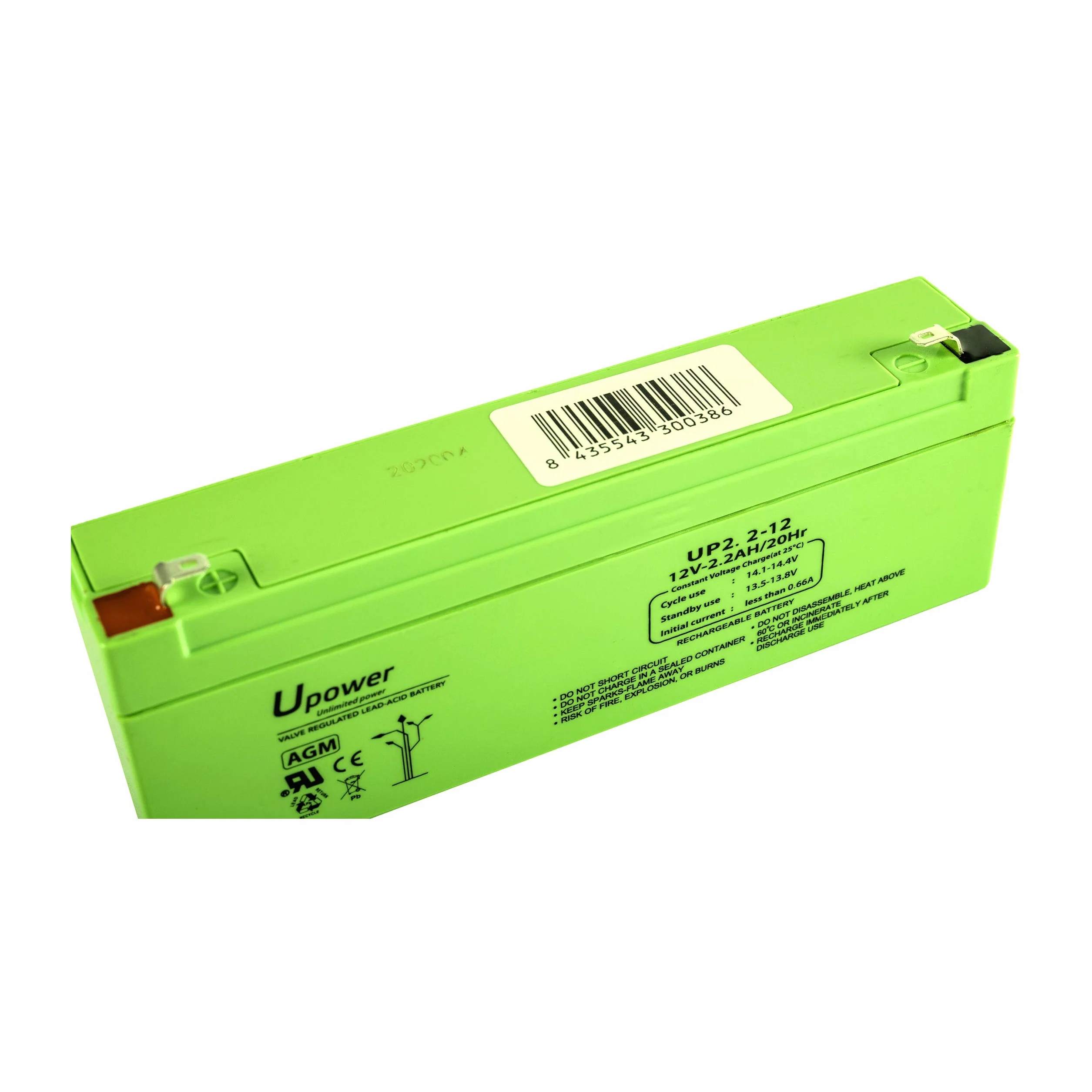 Batería piombo AGM Sigillata 2.2Ah 12V Faston F1 4.8mm
