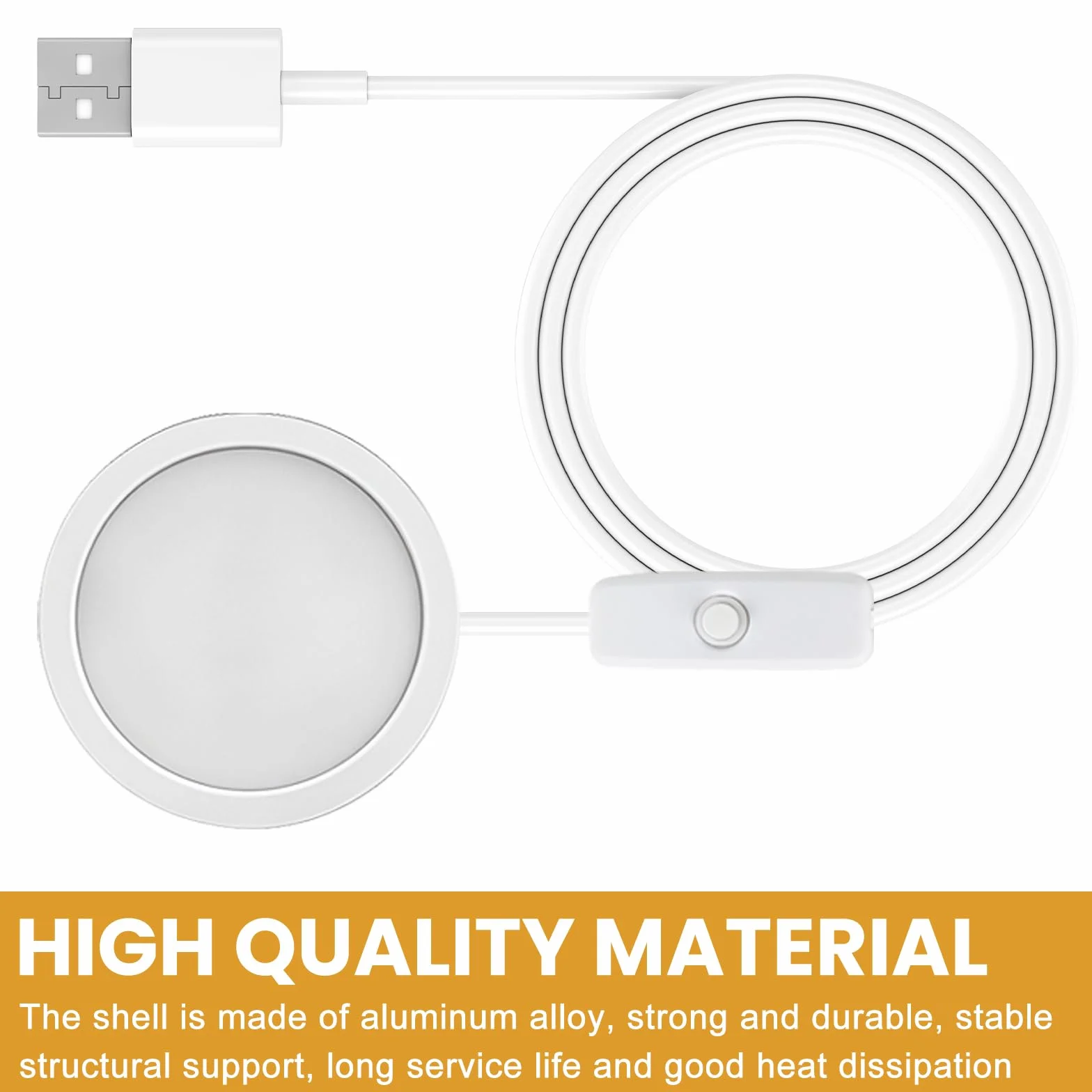 5 pezzi lampada a LED per stampante 3D, kit di luci per stampante, dimmerazione continua a tre colori, con 5 adattatori USB, modello di ricambio per A1/A1mini/P1S/P1P/X1C per luce notturna e progetti