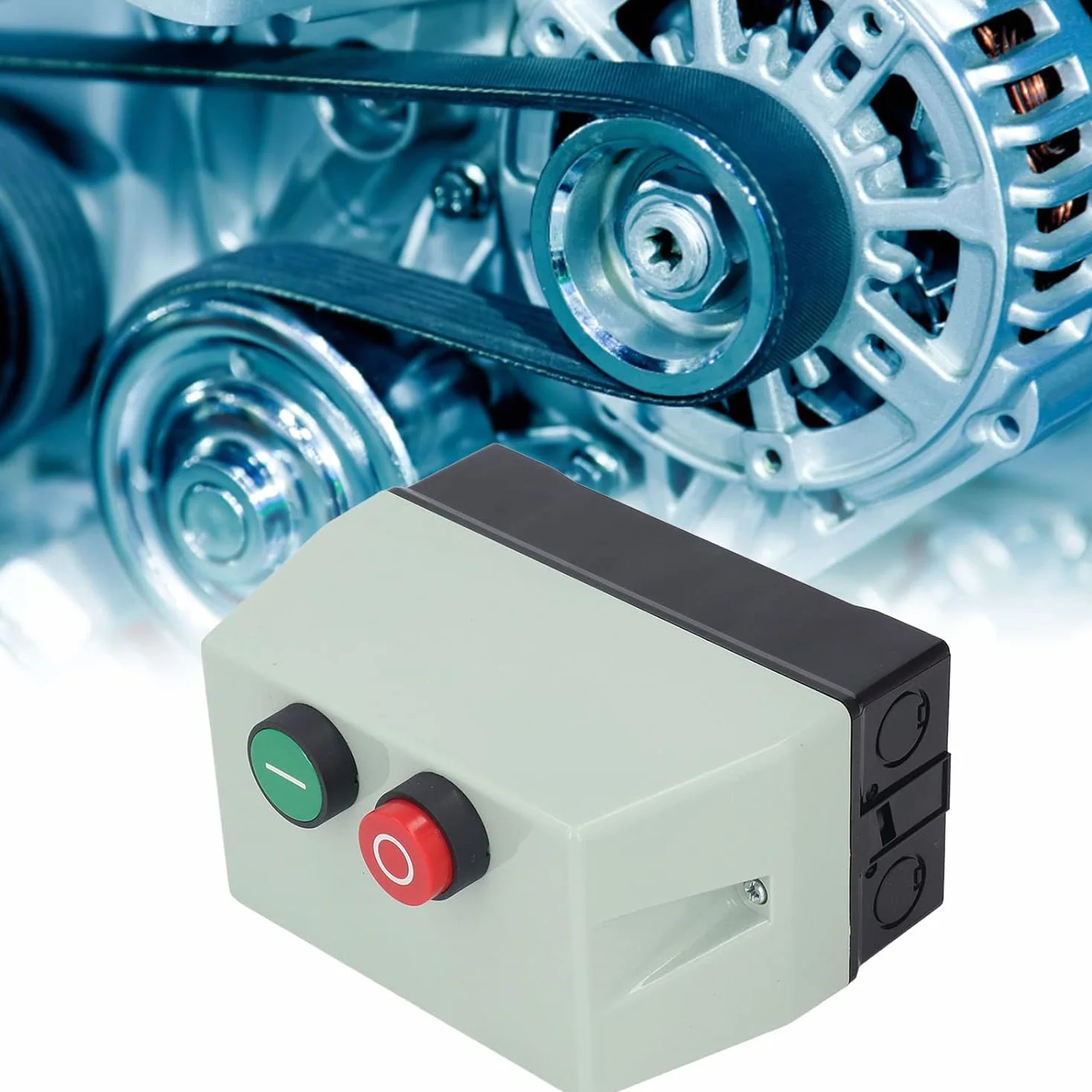 Avviatore magnetico,Interruttore di avviamento motore elettrico magnetico,Interruttori motore elettrico monofase 220/230V 12‑18A 5,5 HP,per compressore d'aria motore trifase monofase