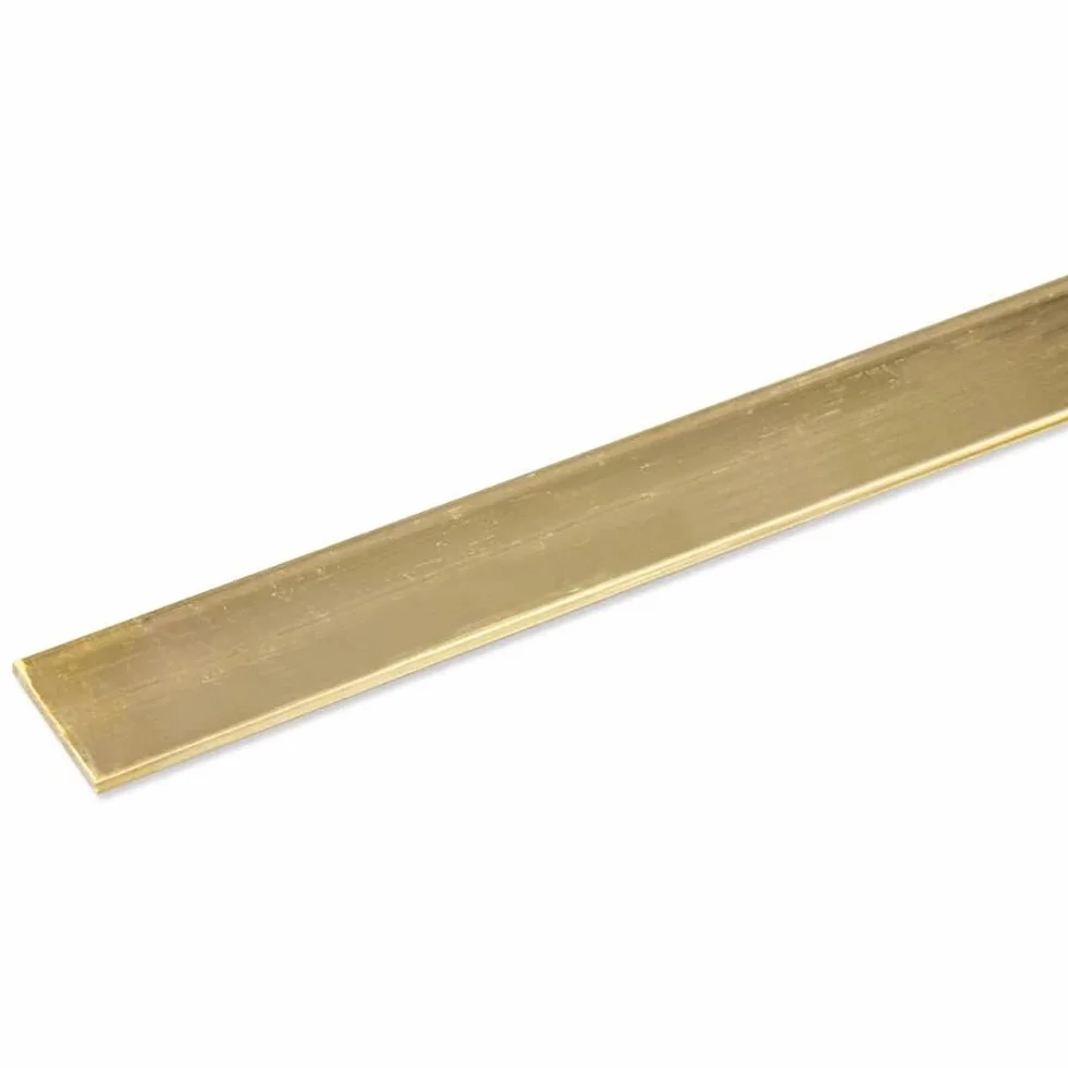 H59 Barra Piatta in Ottone Striscia di Ottone Stock Filo Lastra Piastra Rettangolare Spessore3mmLarghezza500mm,3mm*50mm*500mm