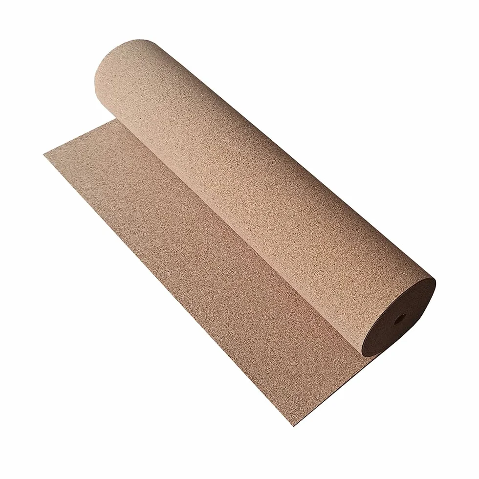 Pannello in sughero 1x10m rotolo 10mm isolamento acustico e termico materiale isolante naturale