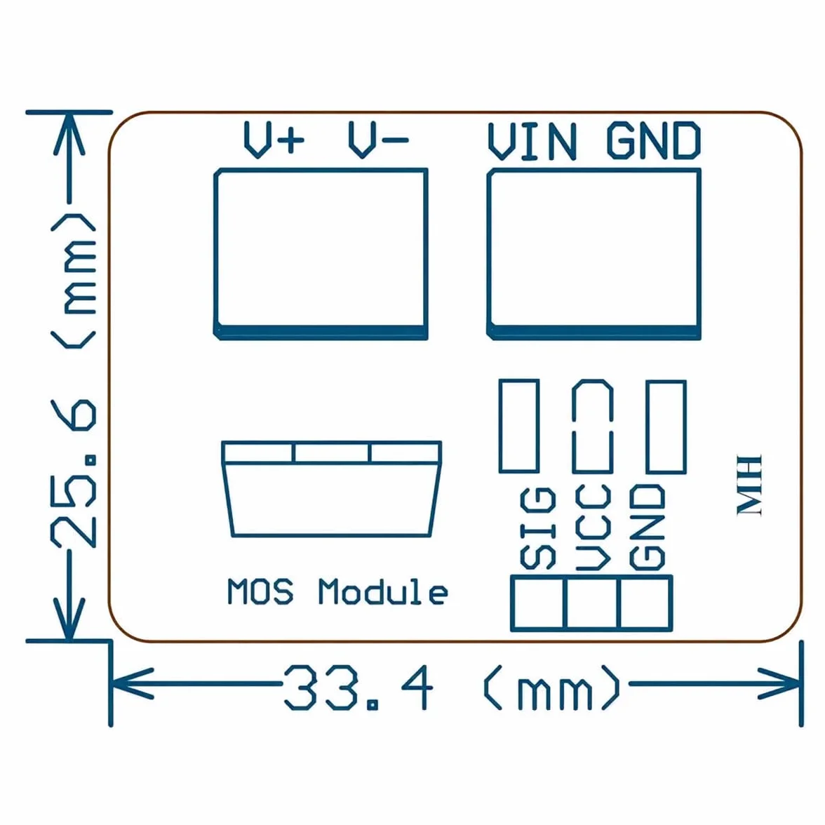 Gebildet 6 pezzi Modulo Driver MOSFET per Arduino MCU ARM Raspberry PI