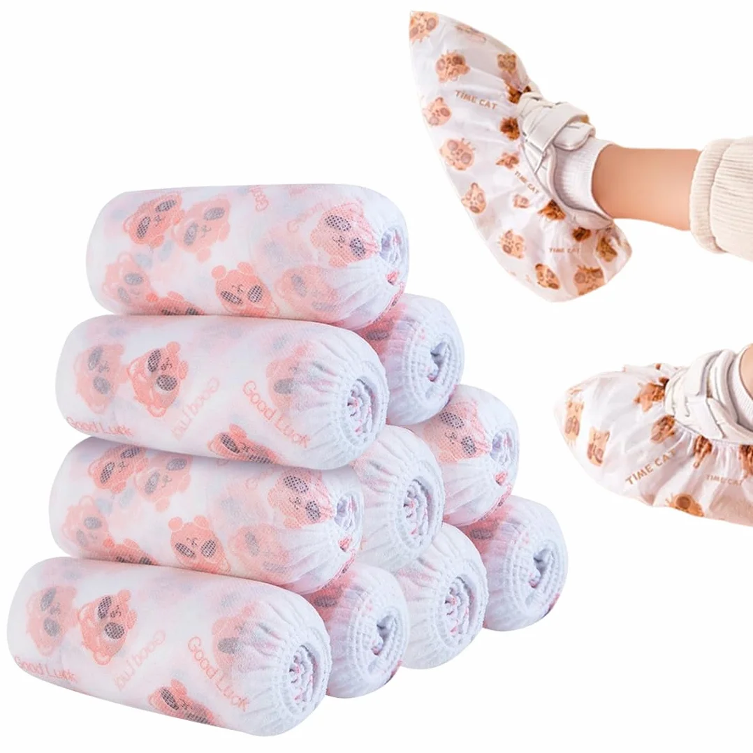 Copriscarpe Monouso in TNT Ultra Resistenti 100 Pezzi usa e getta
