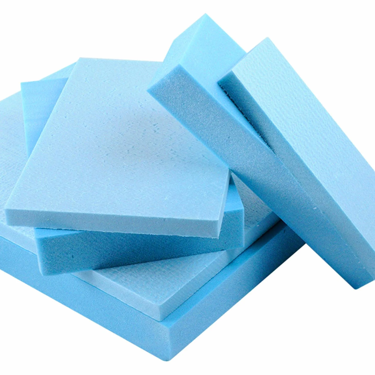 6 pannelli in schiuma rigida ad alta densità, pannelli in gommapiuma per fai da te, per modellini fai da te, blocchi base diorama, kit per hobby, 30 x 20 x 2 cm, blu