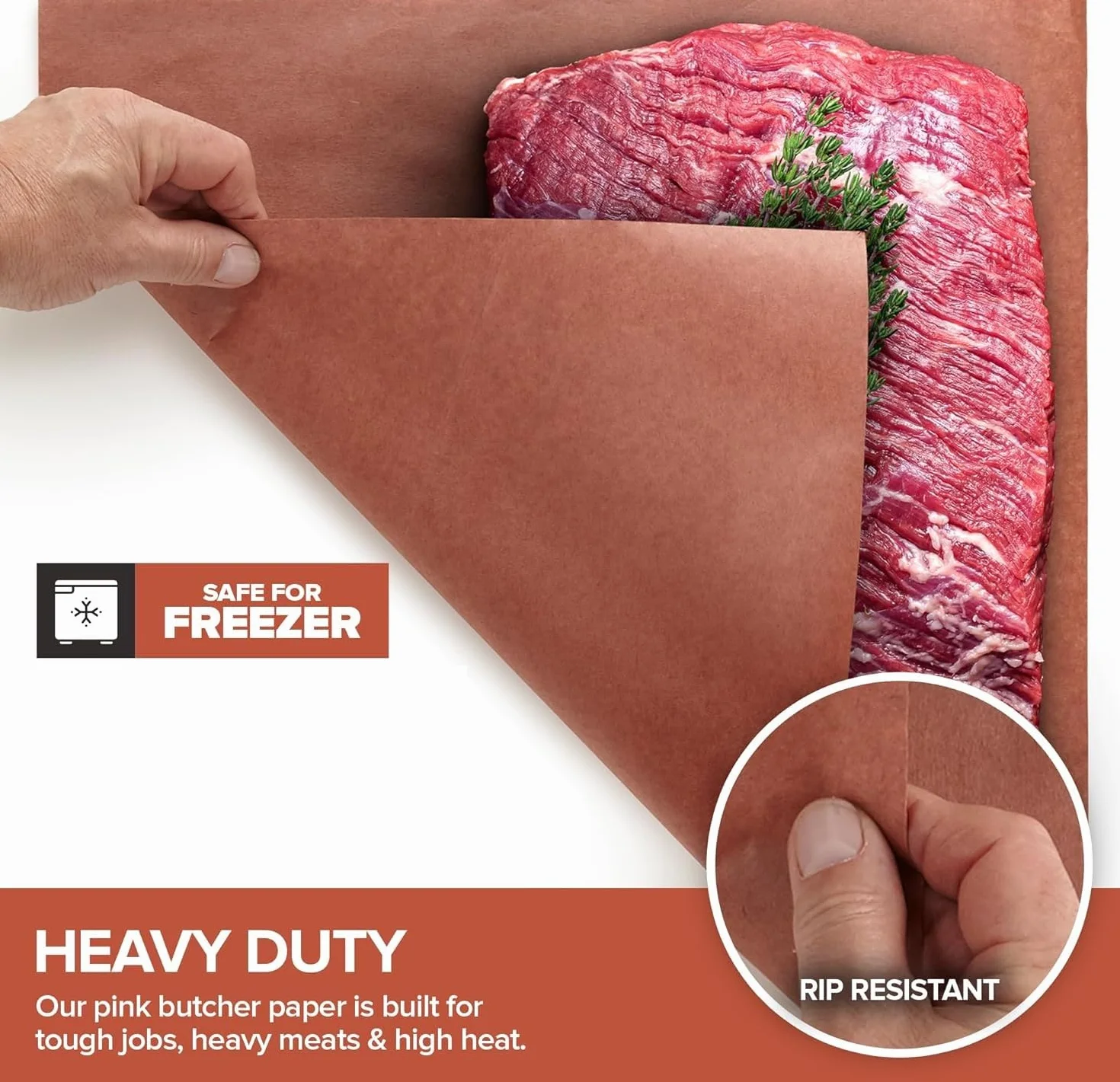 LATERN Rotolo di Carta da Macellaio, 30CM x 18M Carta Kraft per Uso Alimentare Non Sbiancata Non Cerata Non-Patinata Cartas da Macellaio per Affumicatore Barbecue Grigliate Affumicatura Cottura Carni