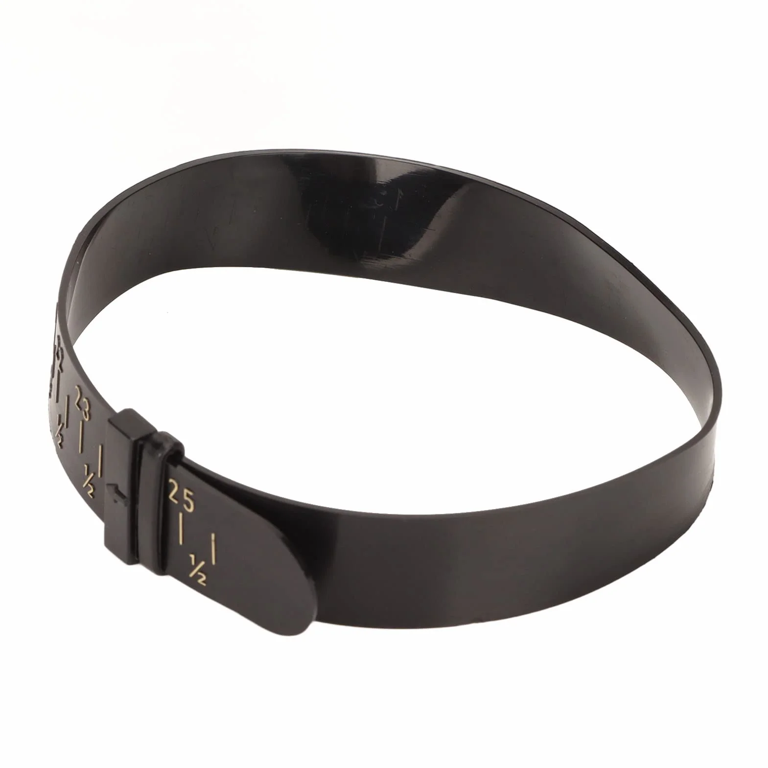 Calibro per Braccialetti 15-25 mm Misuratore Doppia Scala Plastica Strumento Dimensionamento Bracciali