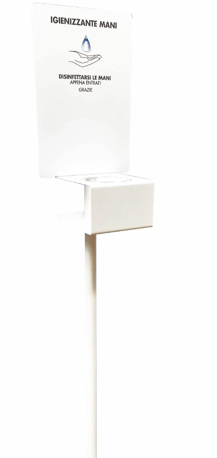 Executive - Colonna Porta Igienizzante, in Metallo, 96 x 29.5 cm, Bianco