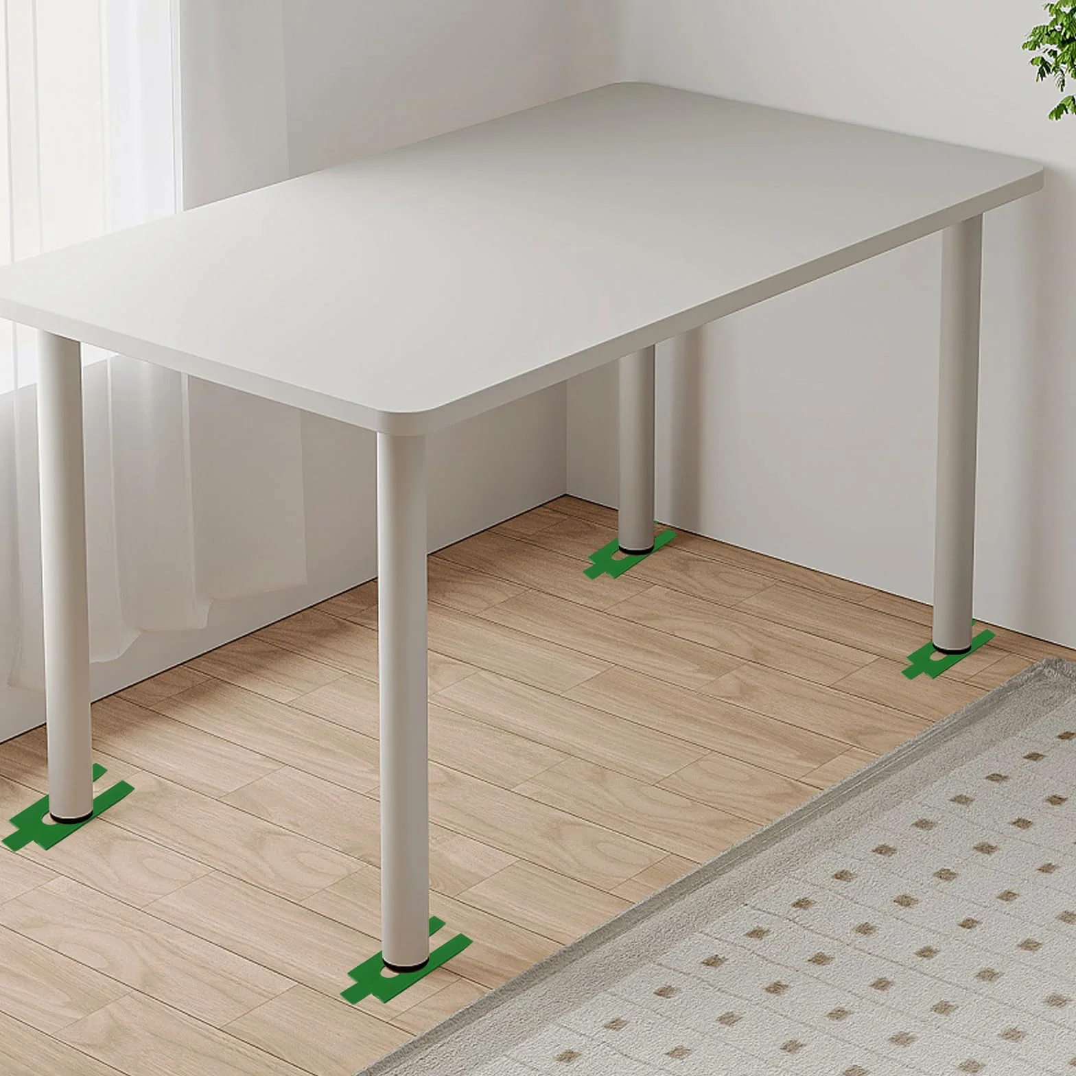 Spessori in Plastica 150 Pezzi Distanziatori 1-6 mm Cunei per Porte 6 Colori