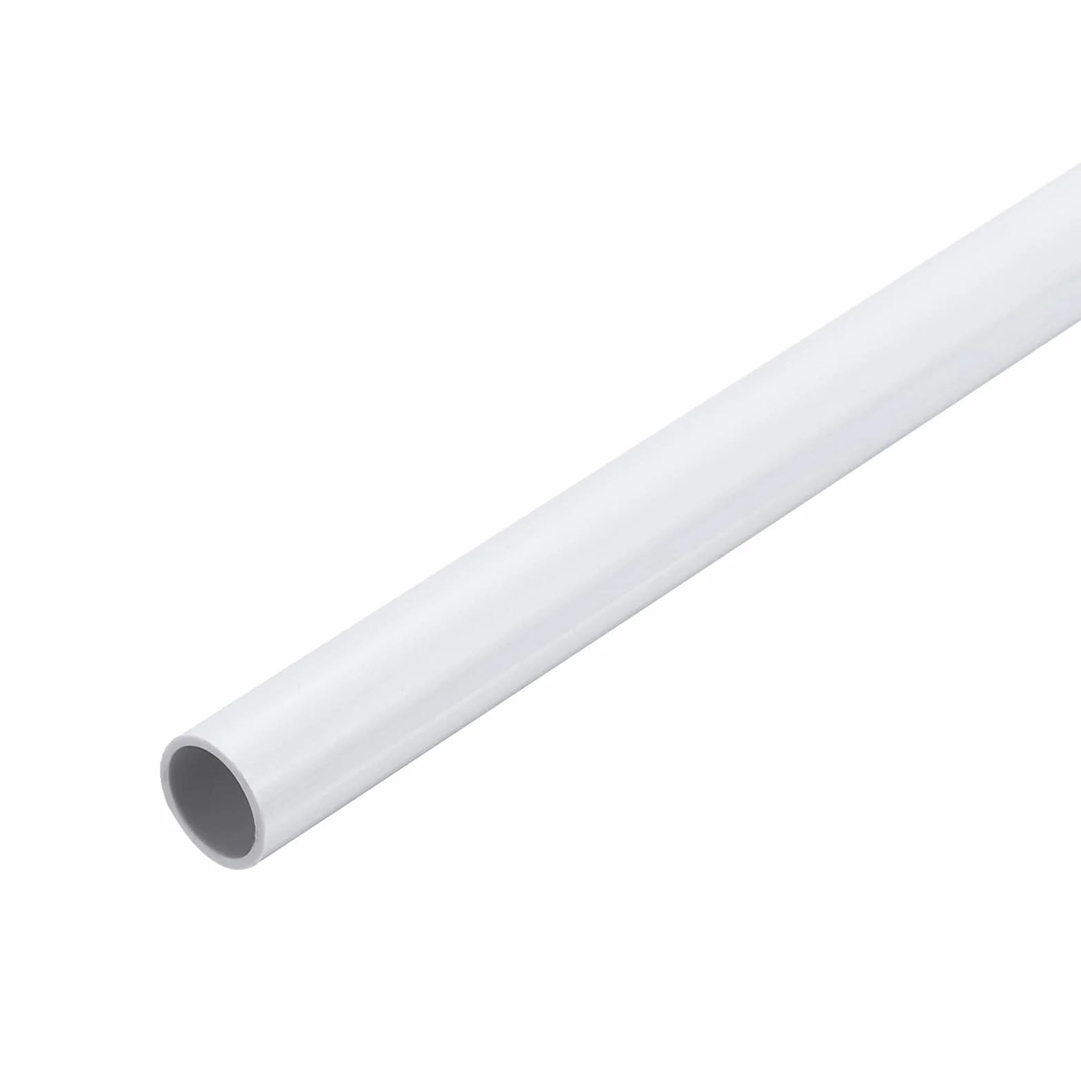 Tubi Rotondi in PVC Bianco 0,47" 10mm ID 12mm OD 12" Tubo Pvc Rigido Tondo Alto Impatto