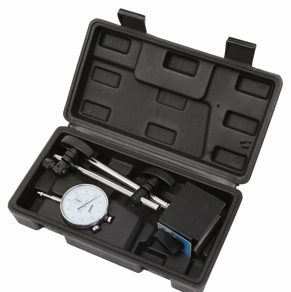KATSU DTI Indicatore a quadrante 0-10mm con base magnetica in custodia