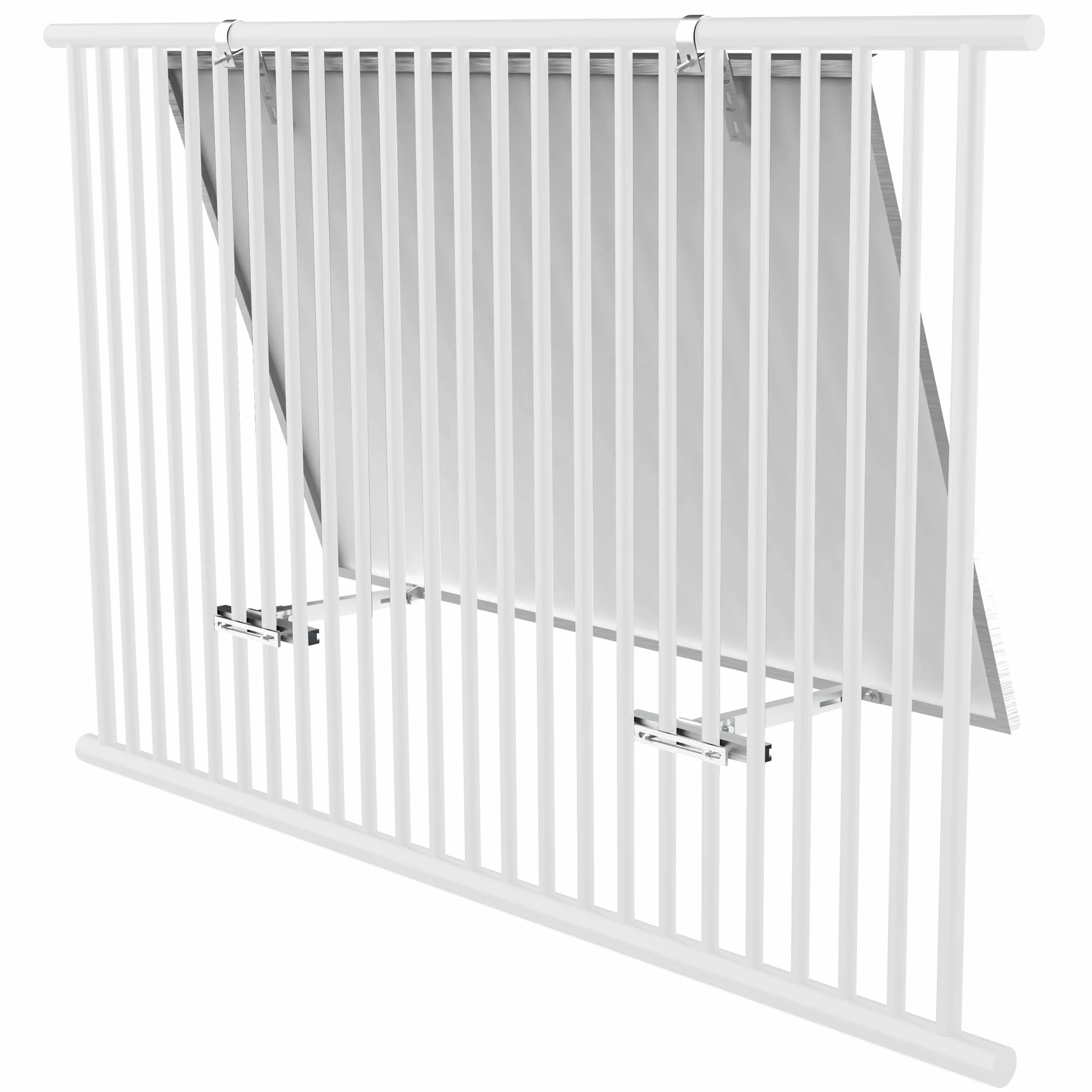 Supporto per centrali elettriche da balcone in lega di alluminio, angolo regolabile 0° 15-30°