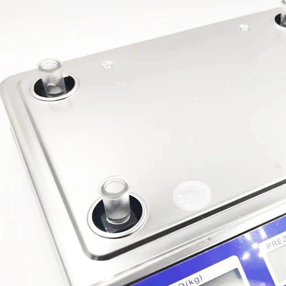 Bilancia Elettronica Digitale da Banco 40 kg 2 g LCD Piatto Acciaio Funzione Tara