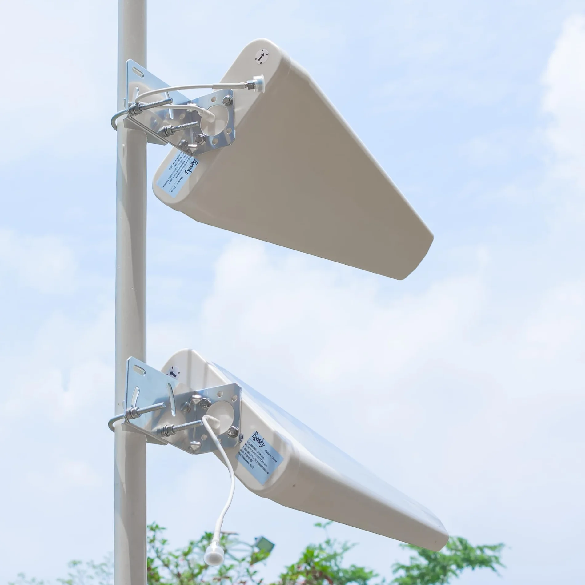 Antenna 5G/4G LTE 12dBi Esterna Direzionale Compatibile con Vodafone FWA, WindTre, Iliad, Fastweb 700~3700 MHz SMA/RP-SMA/TS9 5m