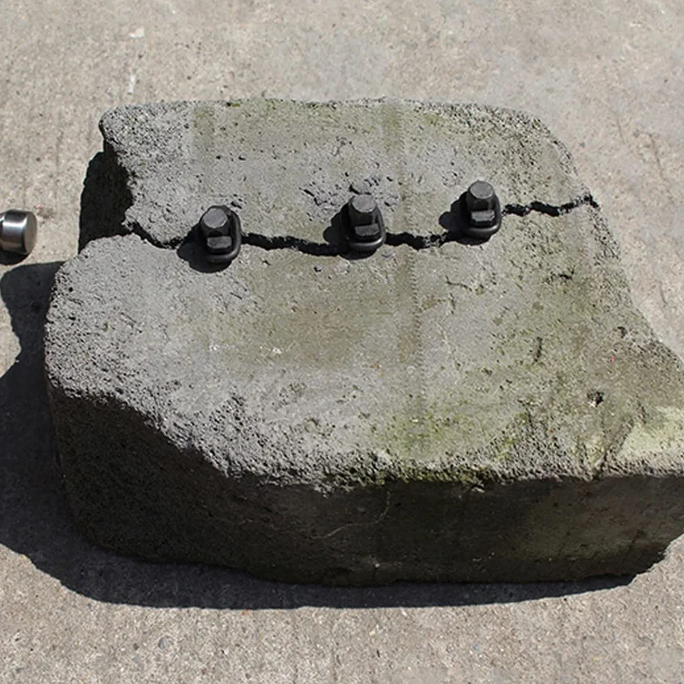 Rock Stone Splitters 30mm Metal Wedges Concrete Rock Splitter for Granite Marble
