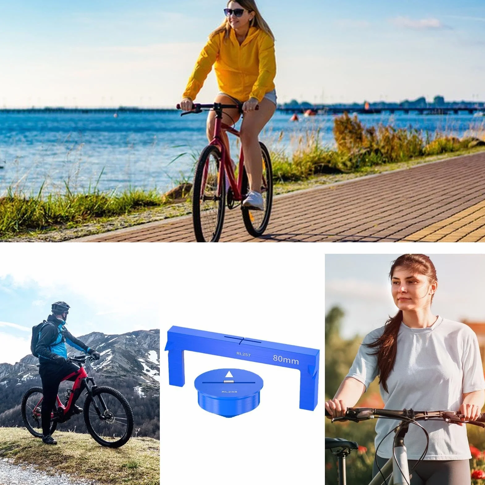 Misuratore altezza sellino bicicletta magnetico portatile regolazione sella
