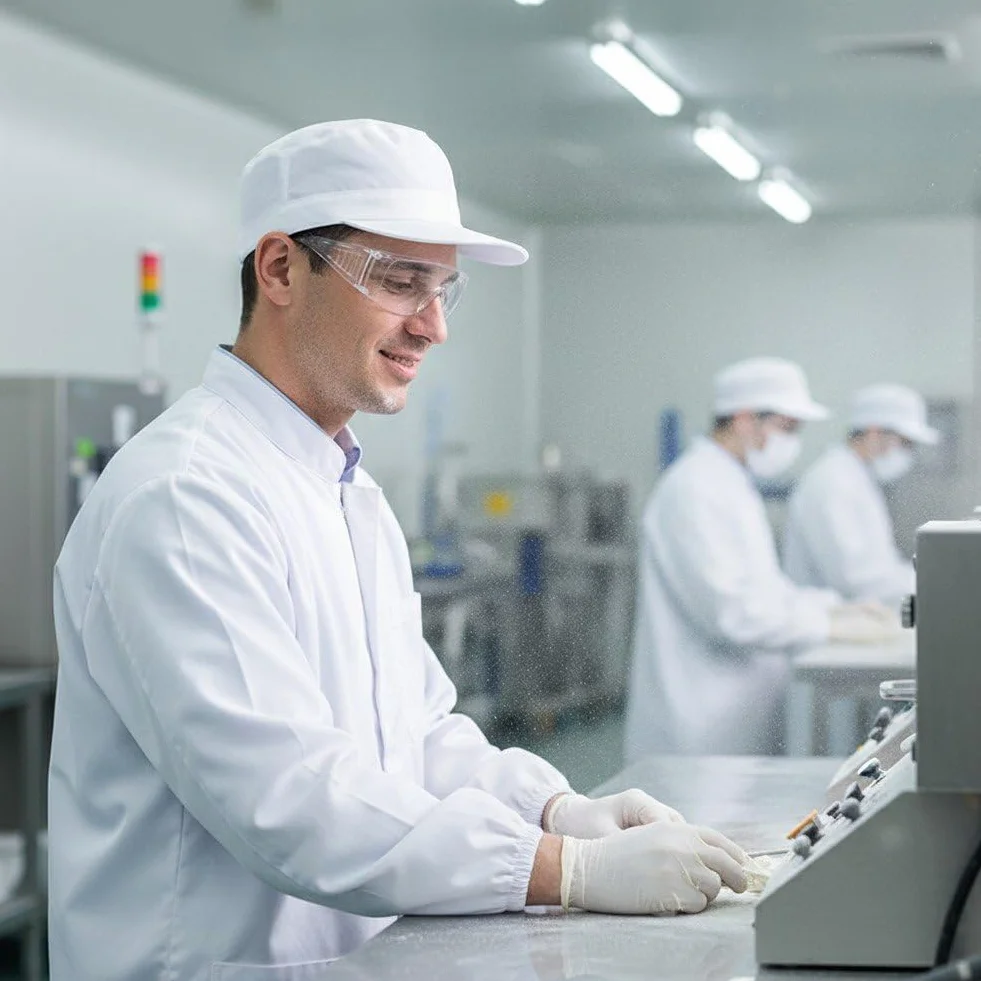 Cappello Lavoro Antipolvere con Visiera, Berretto di Sicurezza Traspirante per Chef