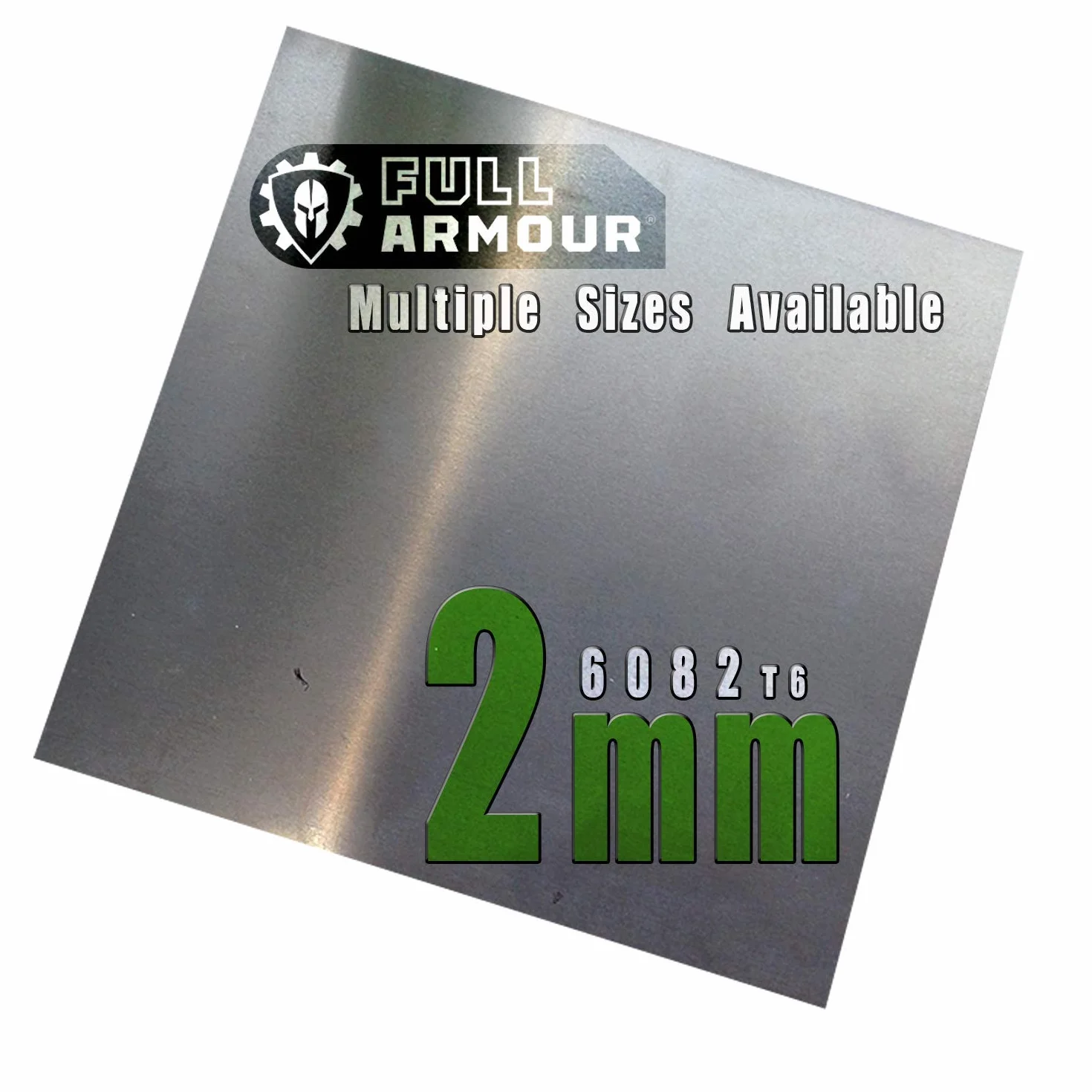 Piastra in alluminio - 2mm 200mm x200mm (20cm x 20cm)
