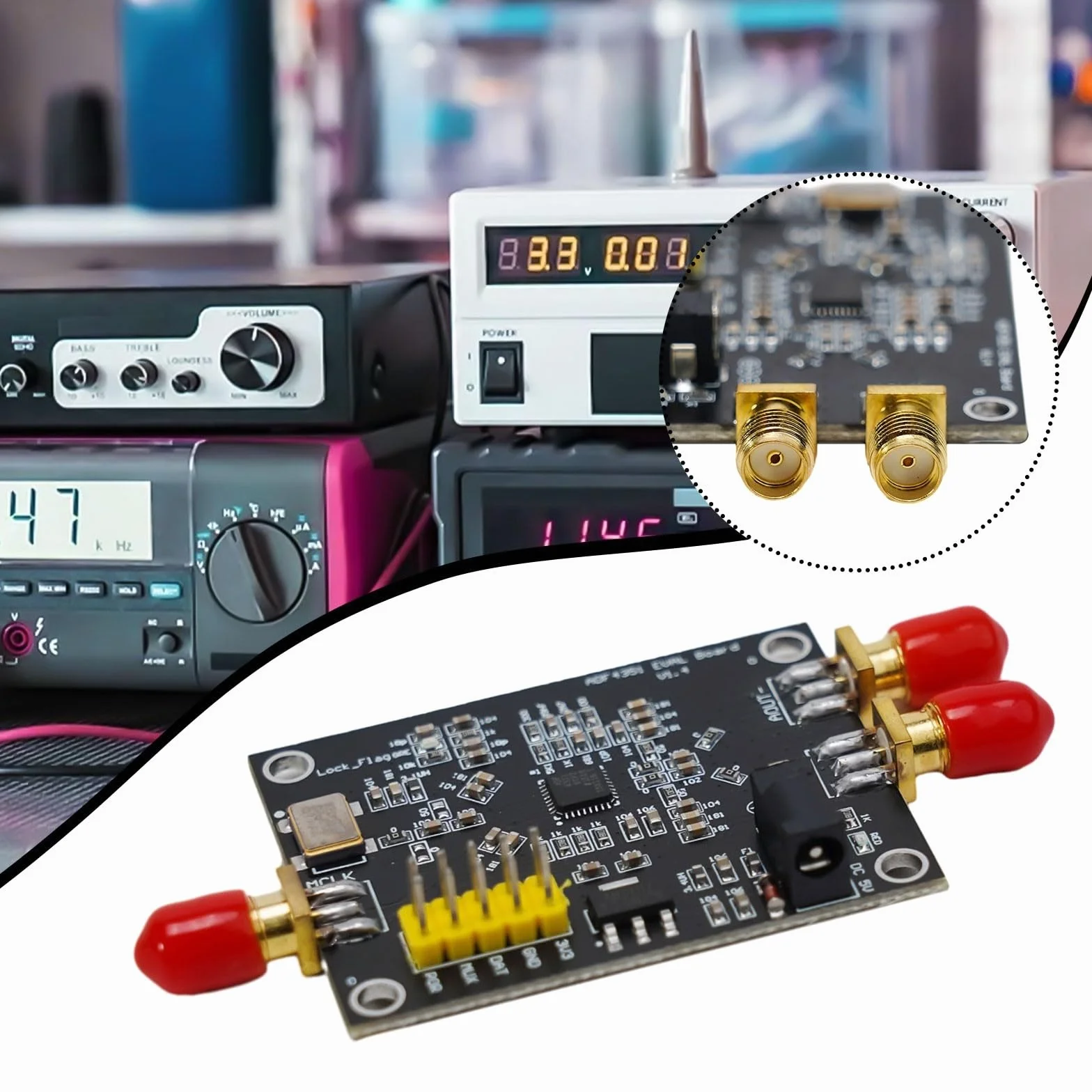 ADF4351 RF Signal Generator 35M-4.4GHz PLL Development Board