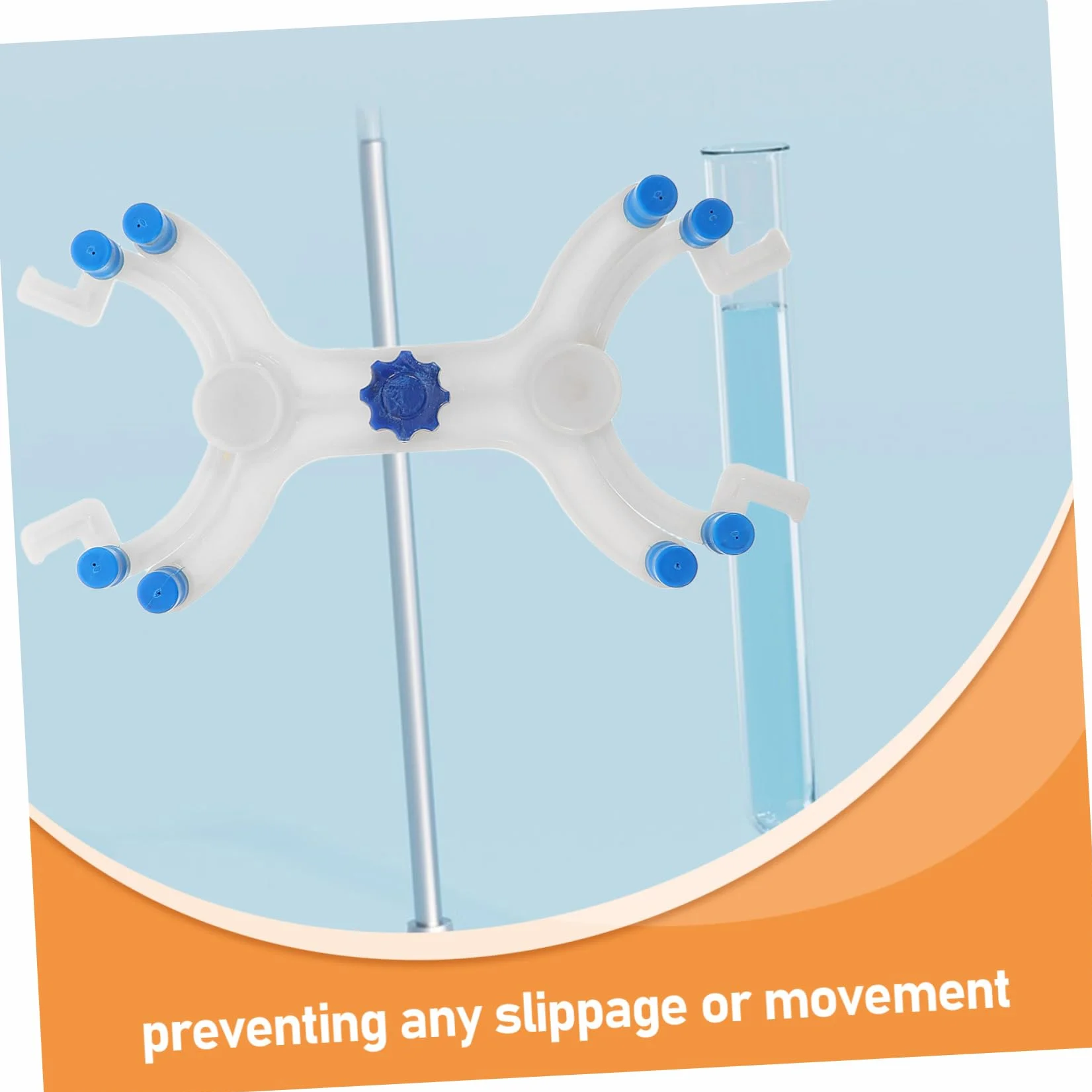 Pinza Regolabile Plastica Per Burette e Becher Clip Butterfly Doppia Per Supporto Laboratorio Accessorio Versatile Per Esperimenti Chimici