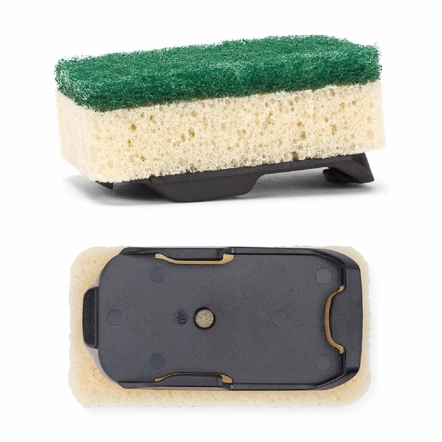 Bayeco Paglietta fibra verde + manico 1 unità (Confezione da 2)