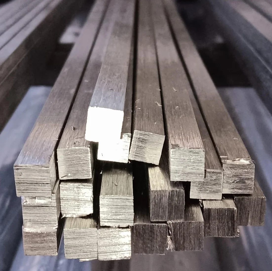 Barra Quadrata Acciaio Inox AISI 304 Trafilato 12x12x1000 mm