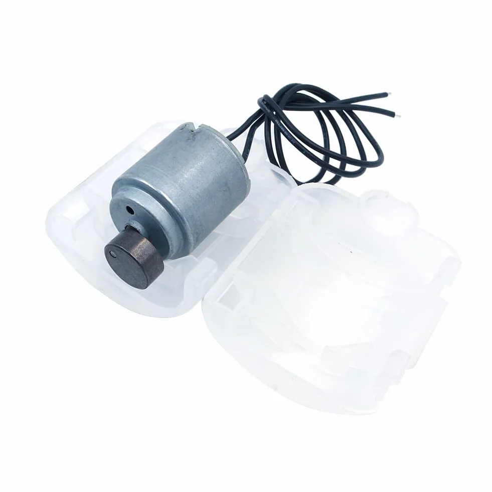 DollaTek 2PCS 260 Mini Micro Motore 12V 6000rpm con Custodia in Plastica Mini Vibrazione Micro Motore Per Massaggio Pad FAI DA TE