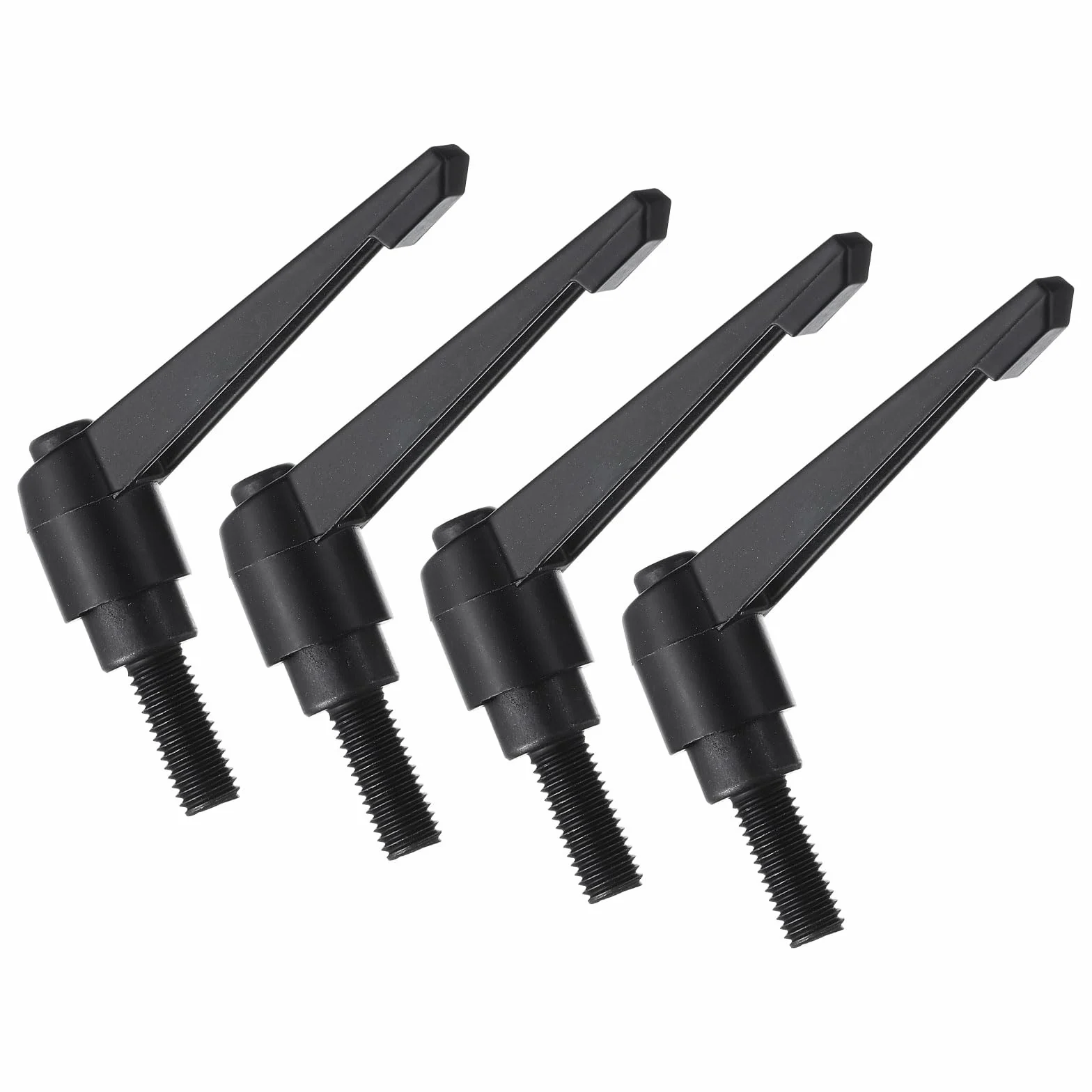 Manopole per leva di serraggio M10 x 25 mm acciaio al carbonio nero QUARKZMAN