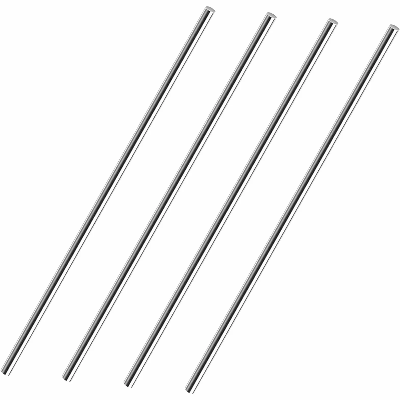 Aste Rotonde in Acciaio Inox 5 mm x 300 mm Barra Metallica Tonda 6 Pezzi