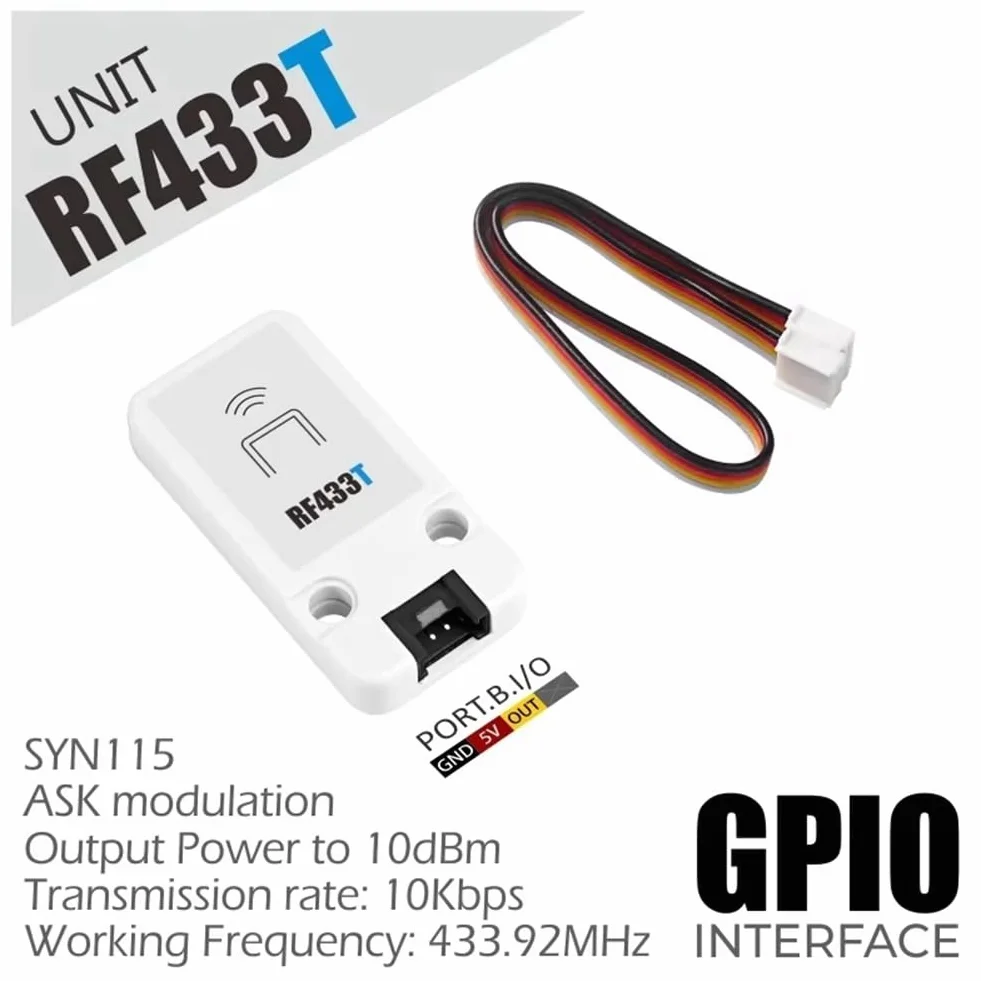 Bamberg Trasmettitore Wireless RF433T Frequenza di 433,92 MHz per Applicazione di Automazione del Controllo Remoto IoT