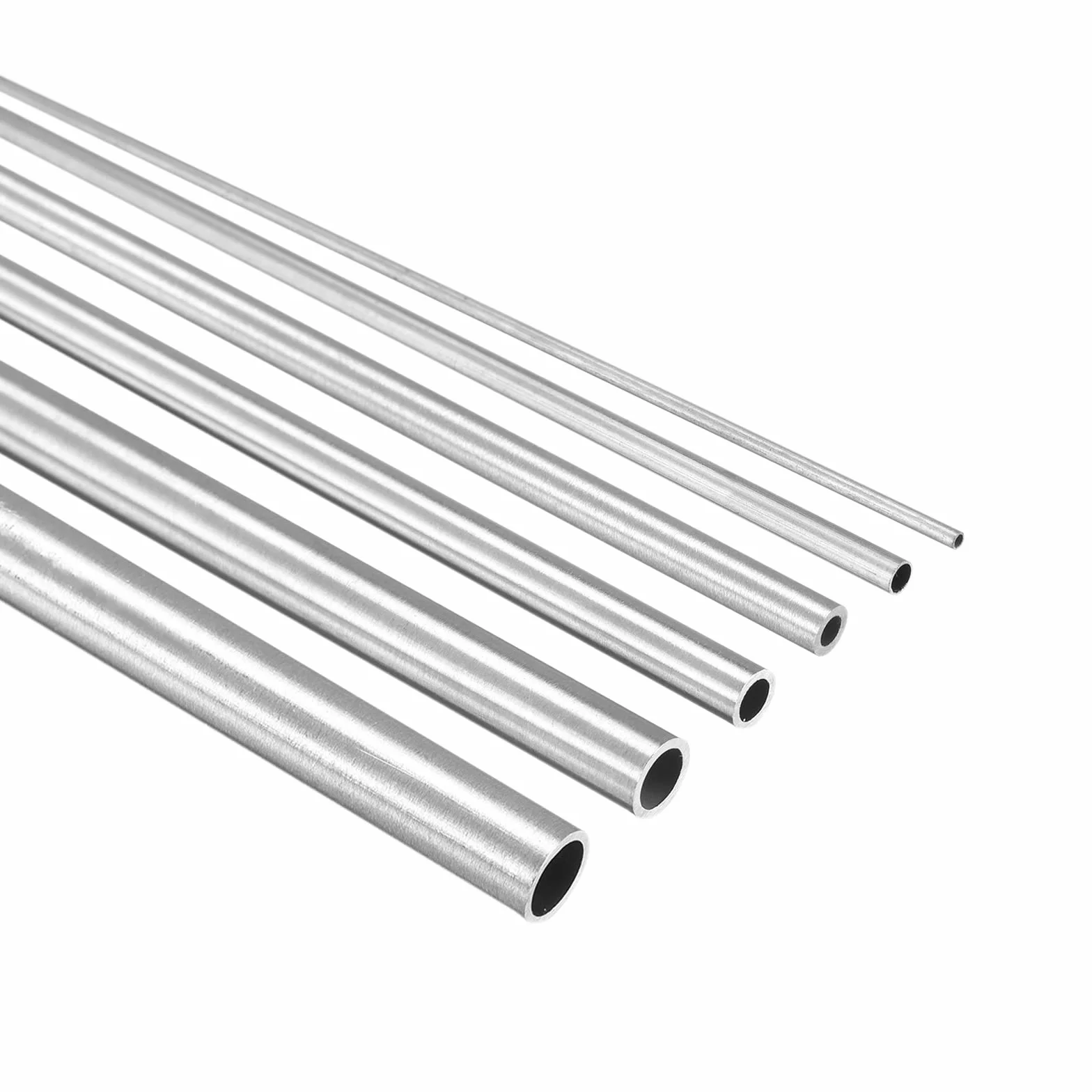 Tubo Acciaio Inox 304 1-6mm OD 300mm, 6 Pezzi Liscio Dritto