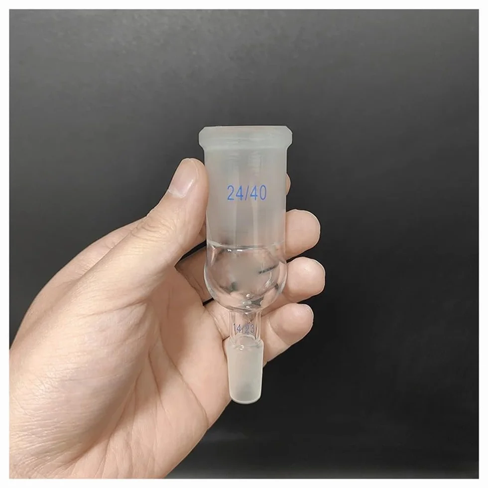 Giunto adattatore in vetro borosilicato femmina 24/40 maschio 14/23 connettore tipo B
