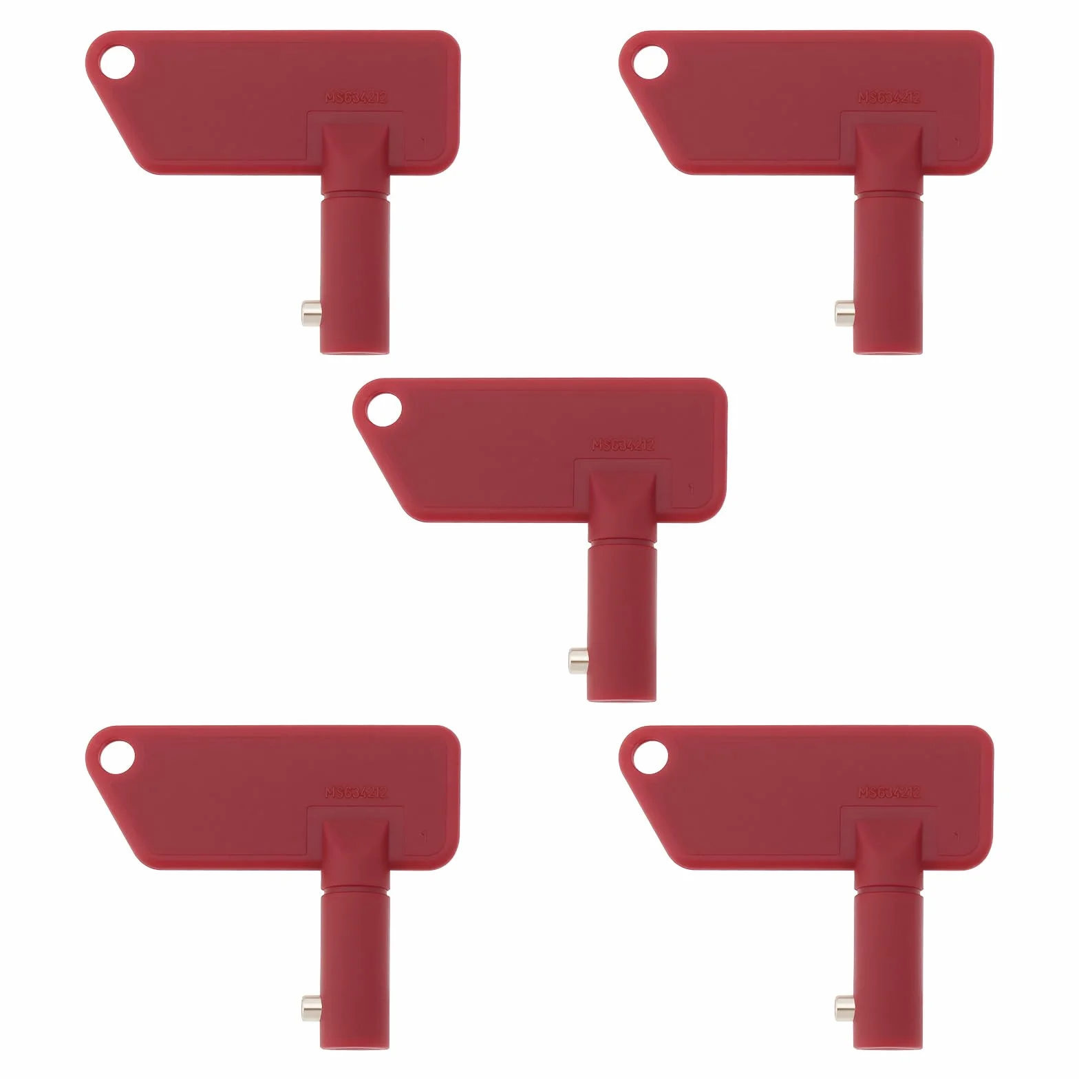 SG Store 5 Chiavi Principali Per Impianto Compatibili Con Batteria Terex E Chiave Principale Di Scollegamento MS634212