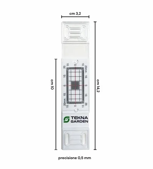 Fessurimetro da Parete per superfici piane per misurare lesioni crepe e fessure sui muri