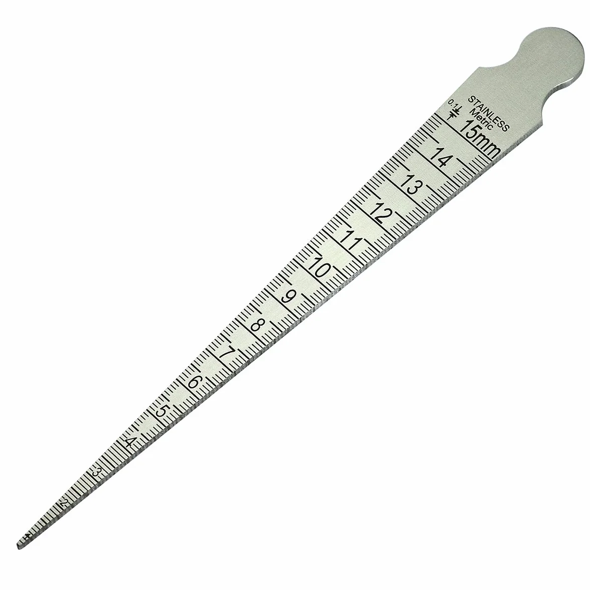 RIVERWELD Salge Gauge 15 mm 1,0 mm Misurare foro saldatura